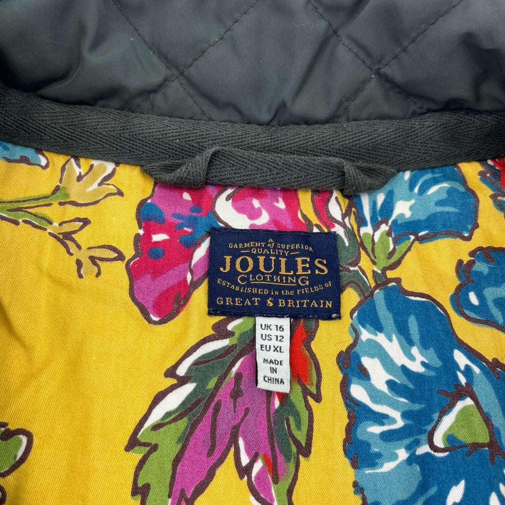 Joules Minx Women's Lightweight Padded Gilet / Body Warmer Dark Green UK size 16
