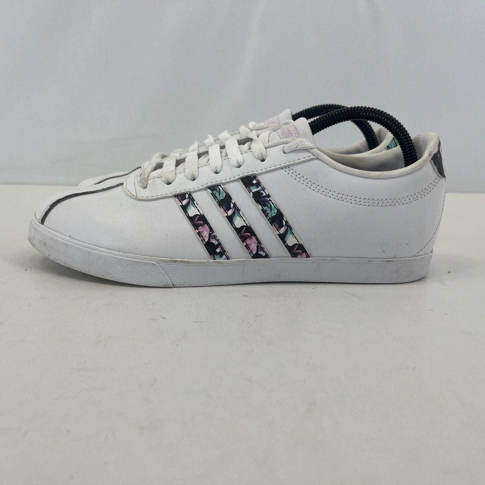 Adidas Ortholite Float Ladies White Trainers with Floral Stripes size UK 8 EU 42