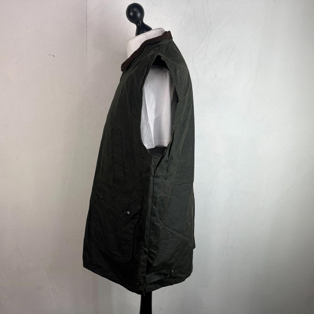 Hamilton Exclusive Wax Gilet Vest Men's size 2XL Green Country Outdoors