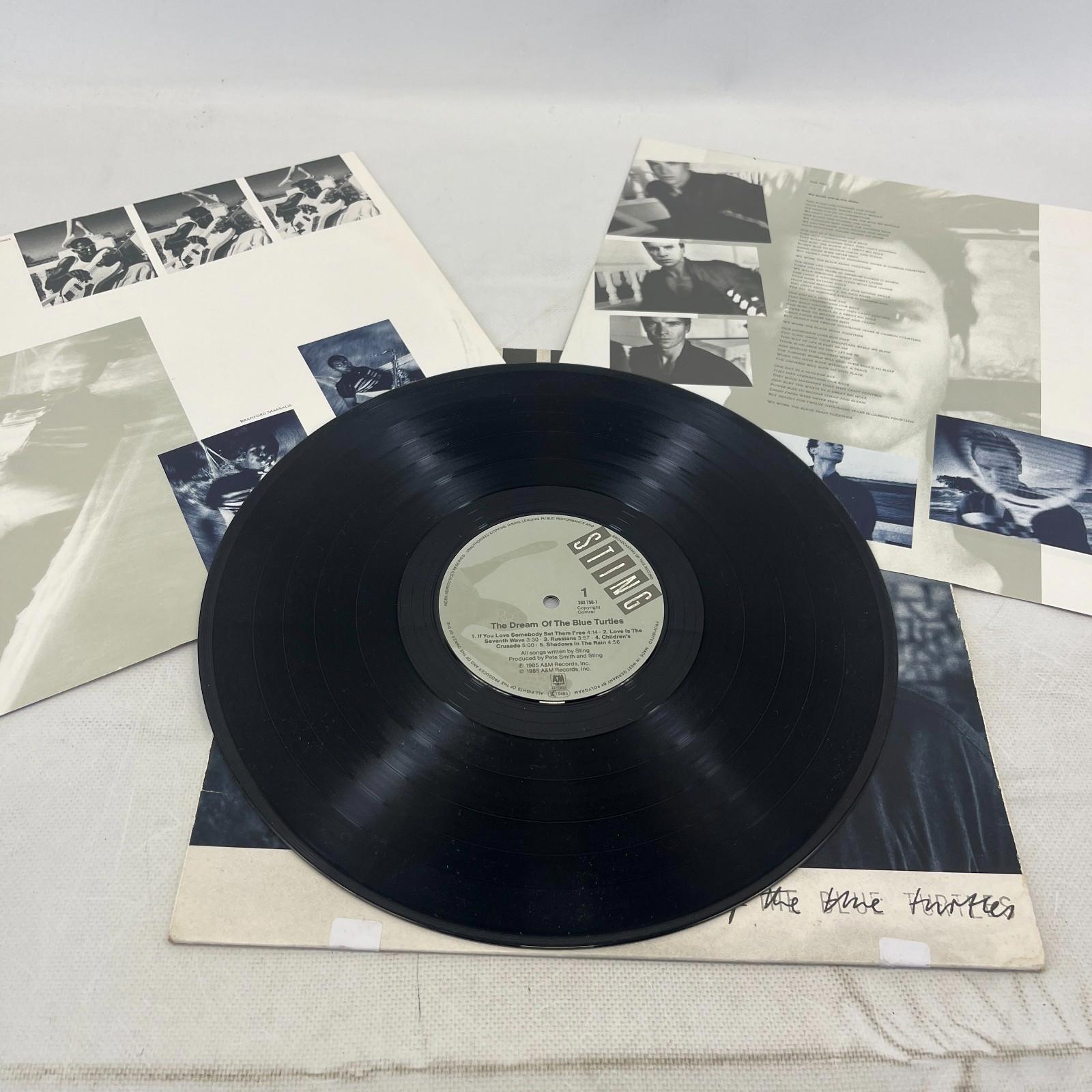 Sting The Dream Of The Blue Turtles UK 1985 EMI Vinyl Record Album LP VG+/G