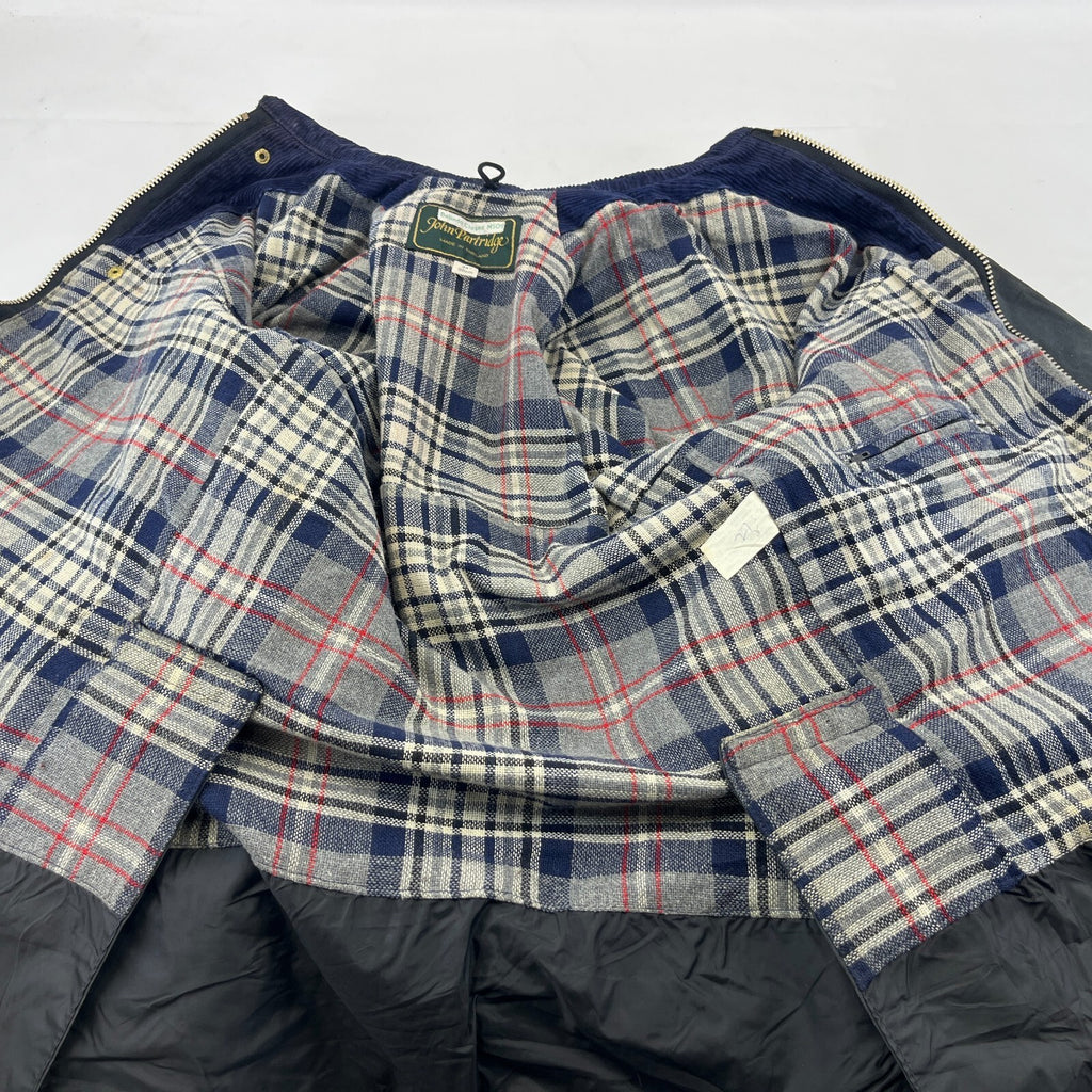 John Partridge Women's Wax Jacket in Black Waxed Cotton size 34 (XS)