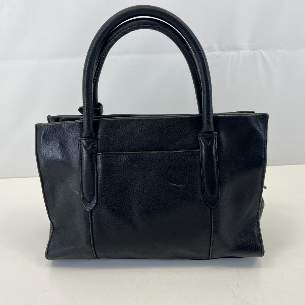Genuine Radley Nlack Leather Open Top Grab Tote Bag - See Details