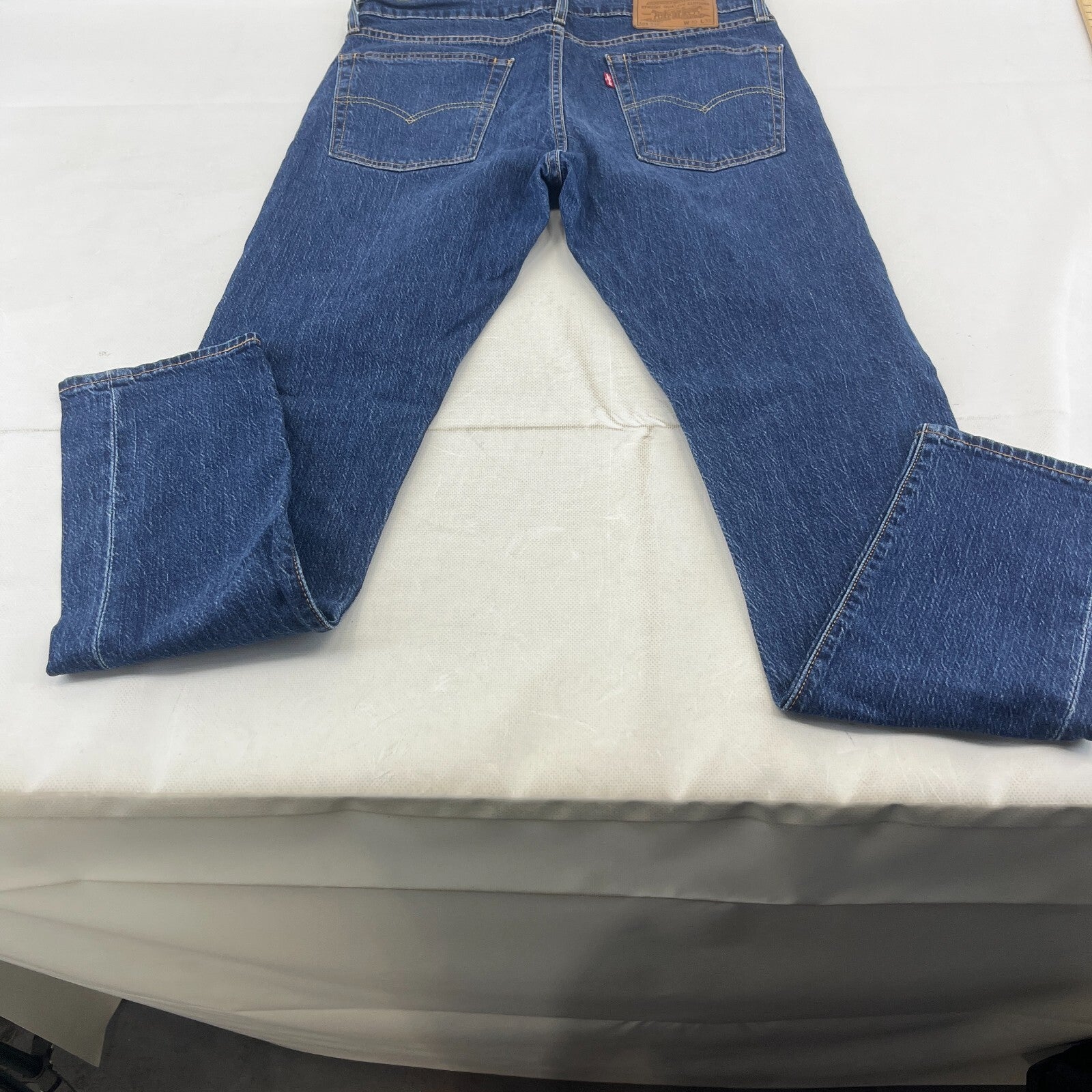Levi's 510 Premium Big E Jeans W30" L32" Mid Blue Denim Slim Stretch