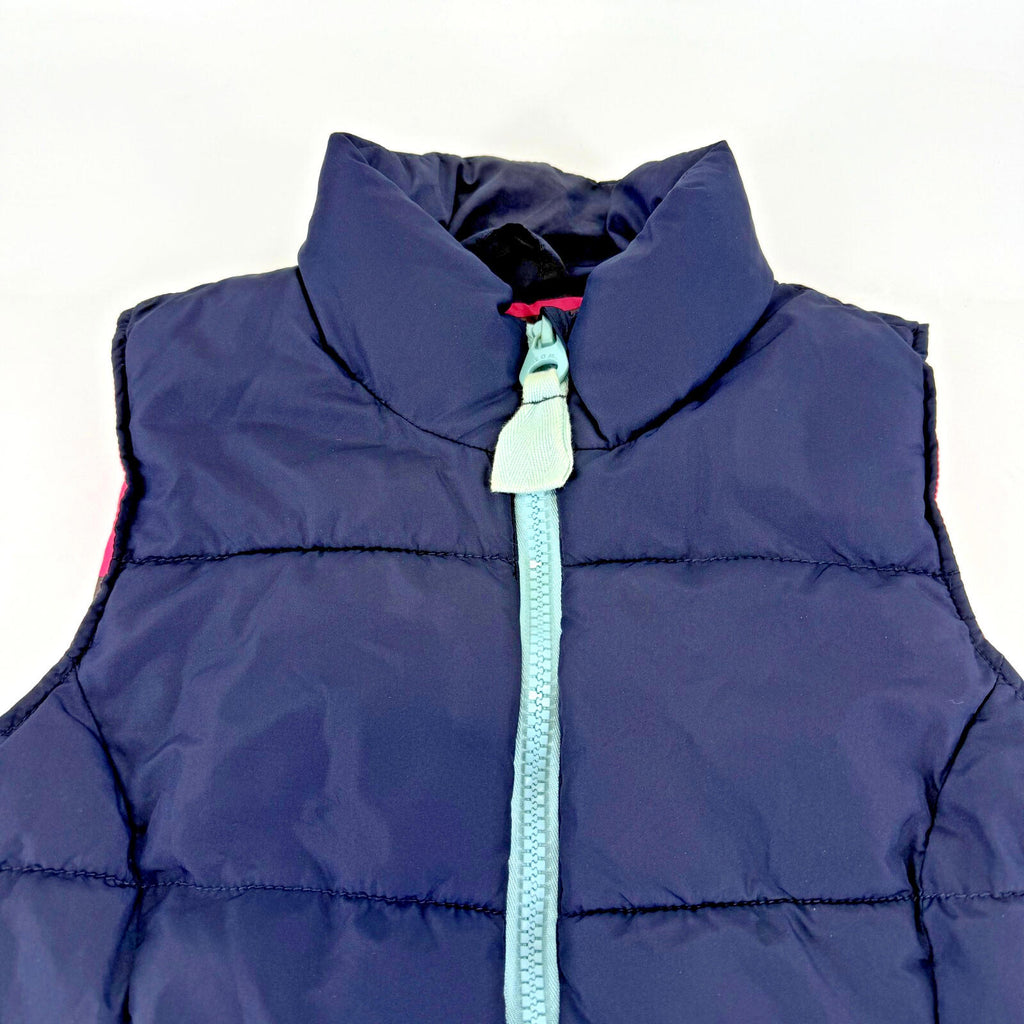 Joules Original Padded Puffer Gilet Vest Women's UK size 8 Navy Blue