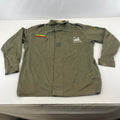 Custom Vintage French Army Jacket Rasta Rastafari Jah Smock size L (112M)