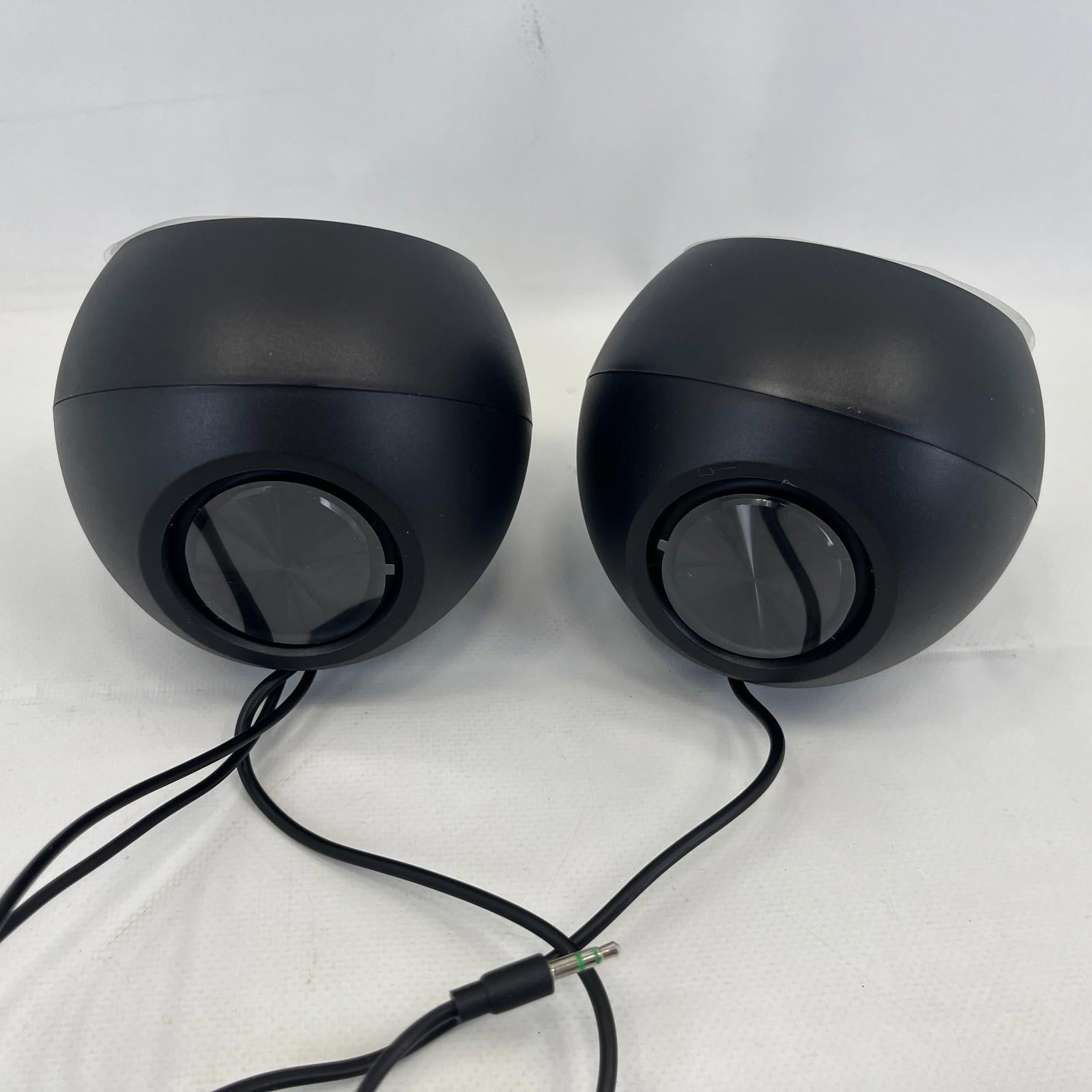 Creative Pebble SE 2.0 Desktop Speakers Black w/ Light-Up Base USB Type-C