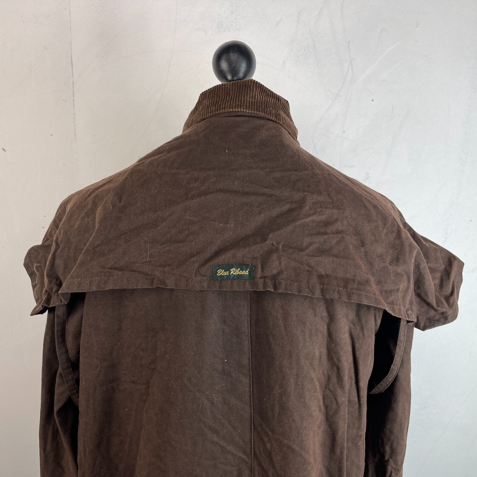 Blue Riband Made in England Wax Stockmans Riding Jacket in Brown Women's size XL