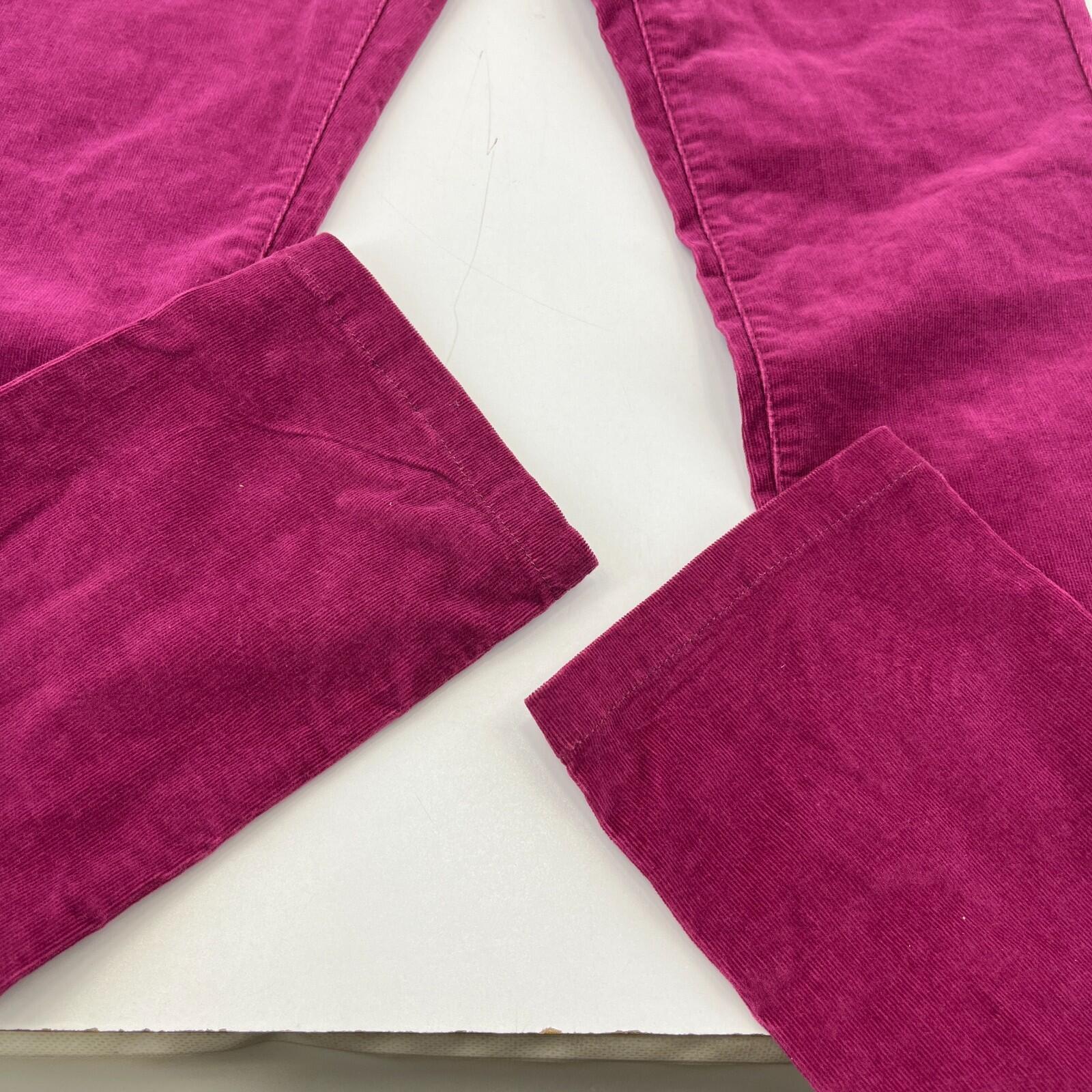 Seasalt Lamledra Cotton Corduroy Trousers Cord Pants in Magenta Pink size 12 R