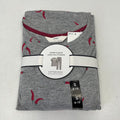 M&S Ladies Pyjama Set size S 8-10 Grey with Chillies Long Leg Short Sleeve  BNWT