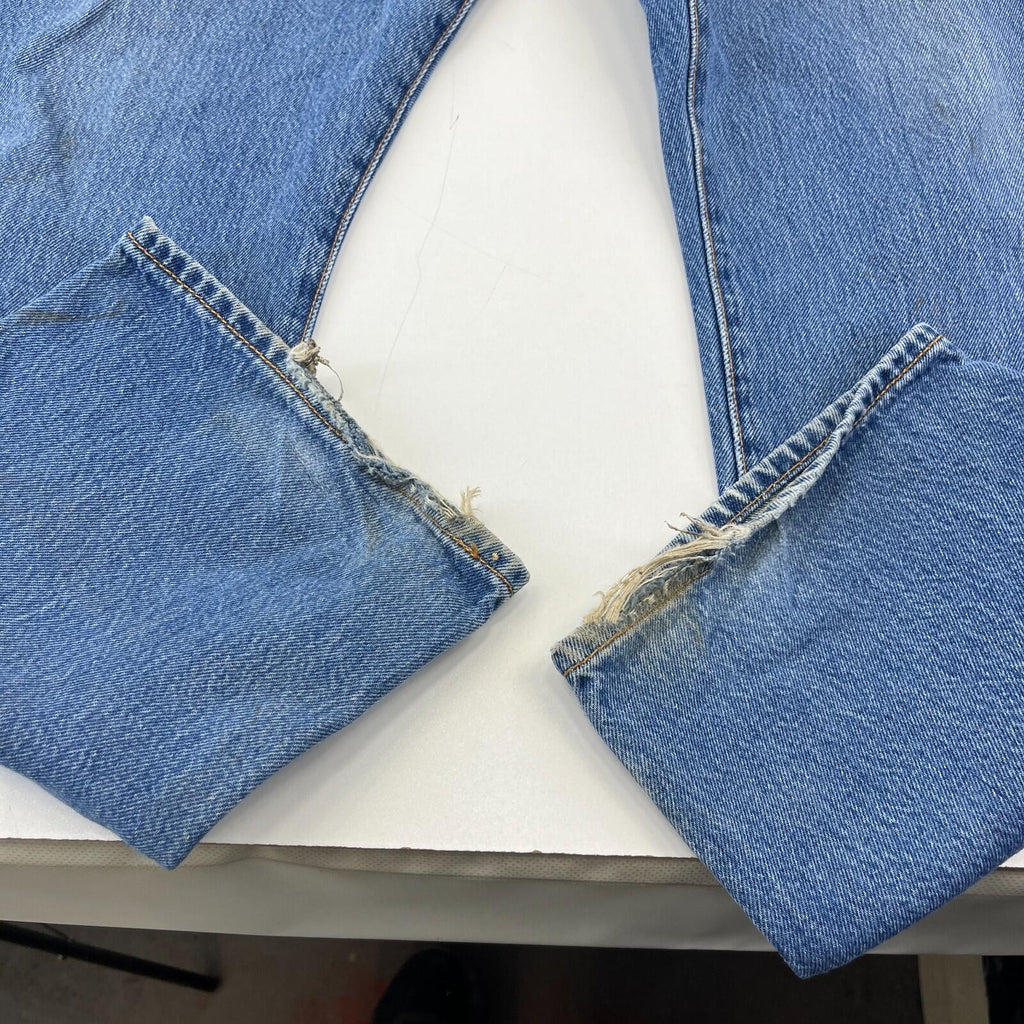 Levi’s 501 Men’s Jeans Mid Blue Straight Leg Button Fly W34" L30"