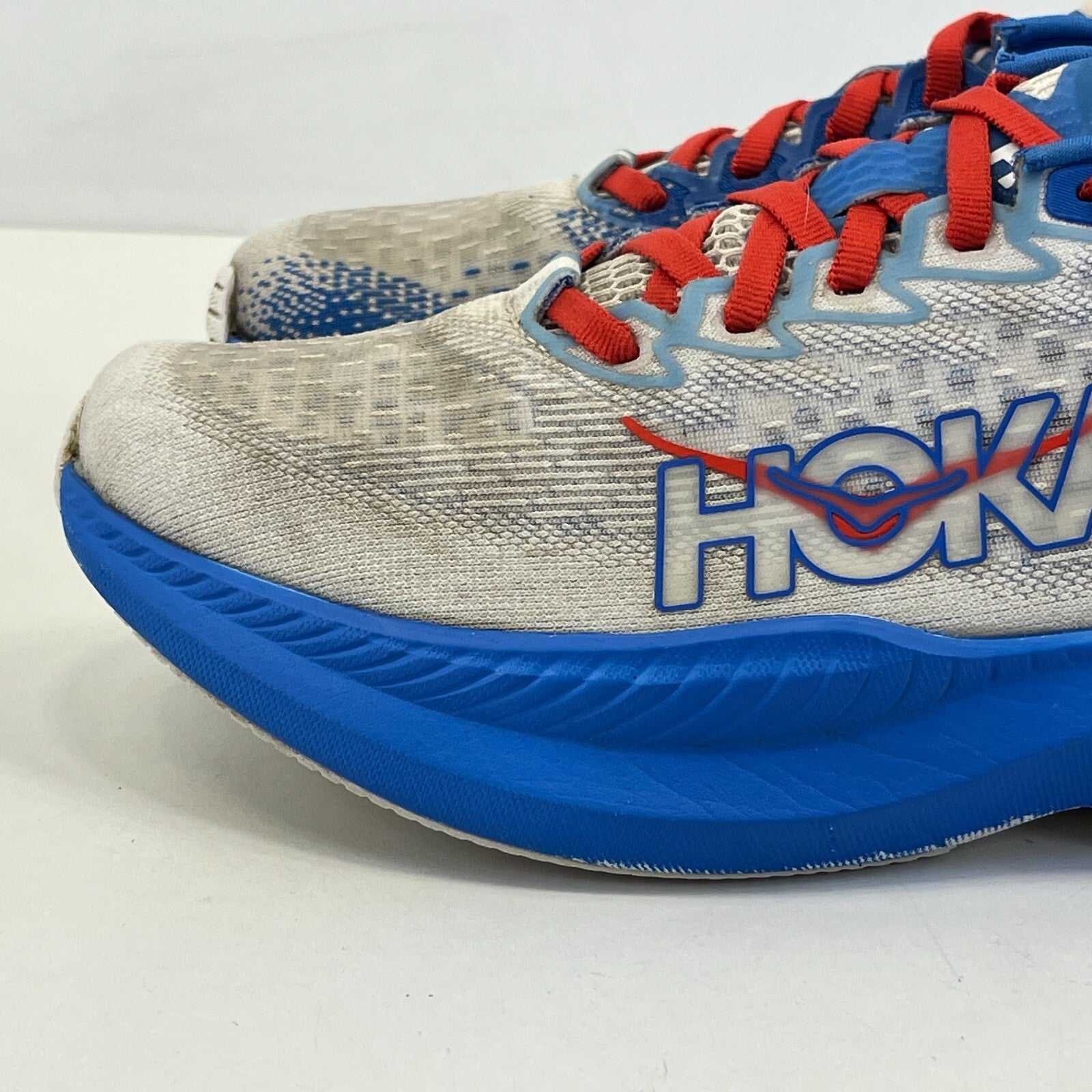 Hoka Mach 6 Running Trainers Blue/White Women's size UK 5.5 EU 38 2/3