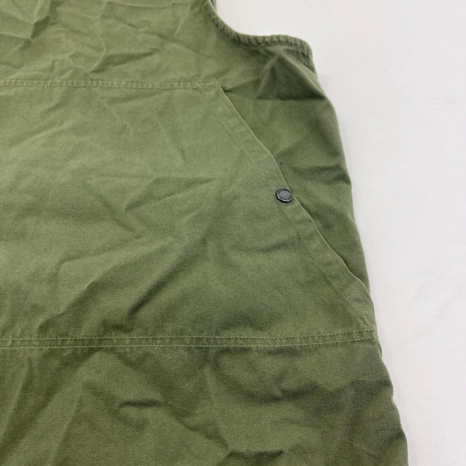 Decathlon Men's Shooting Vest in Olive Green Cotton Canvas size 4XL