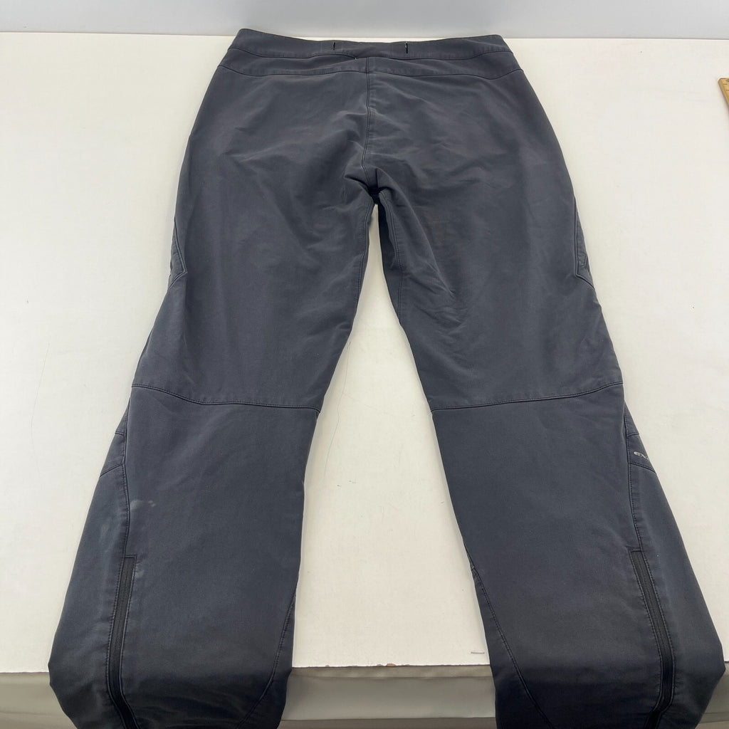 Mountain Equipment Ibex Pants Charcoal Grey Hiking Trousers Womens UK 12 Leg 32"