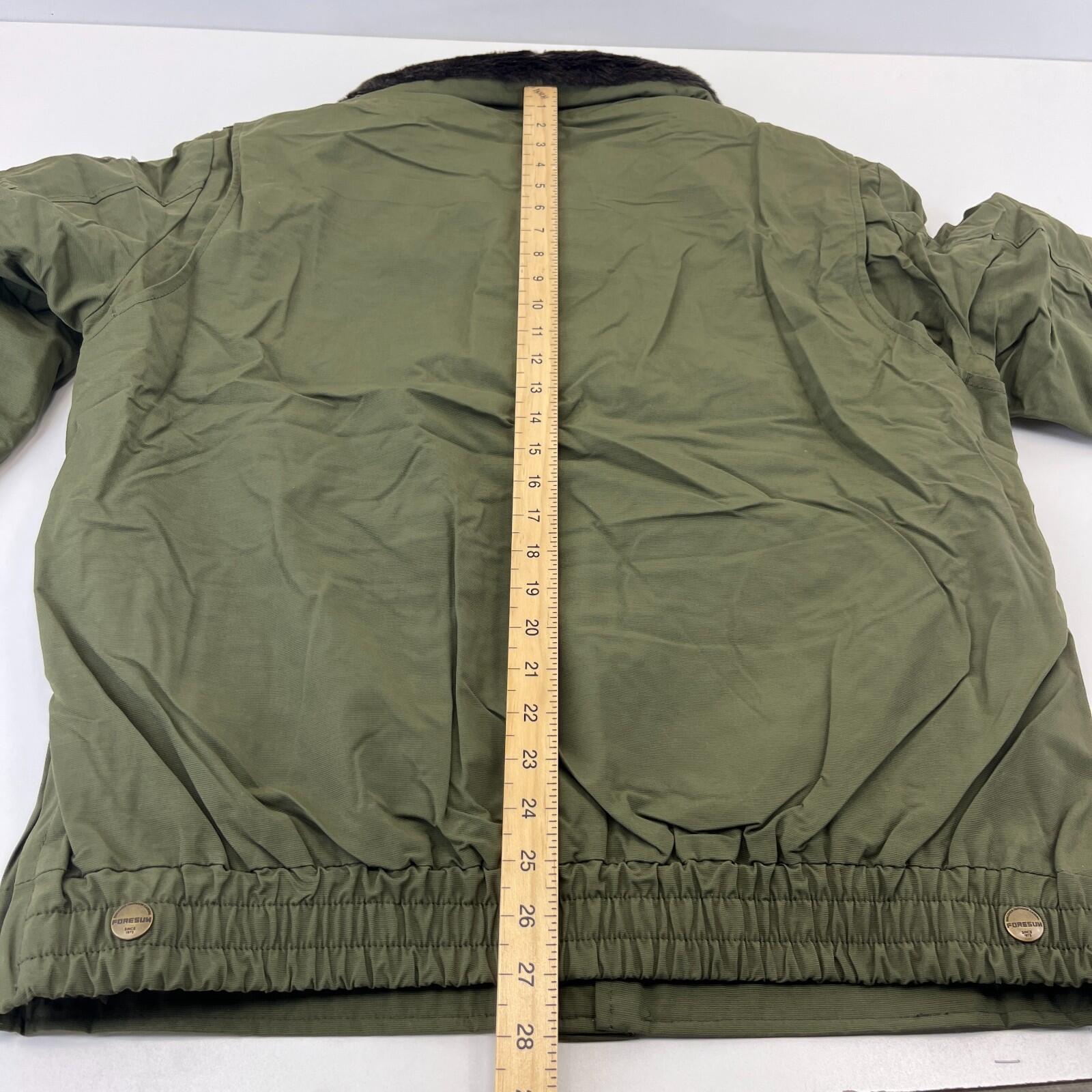Foresun Professional Military Bomber Jacket w/ Liner & Faux Collar Shooting XL