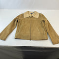 Vintage GAP Suede Leather Jacket Fleece Lined Ladies size Large