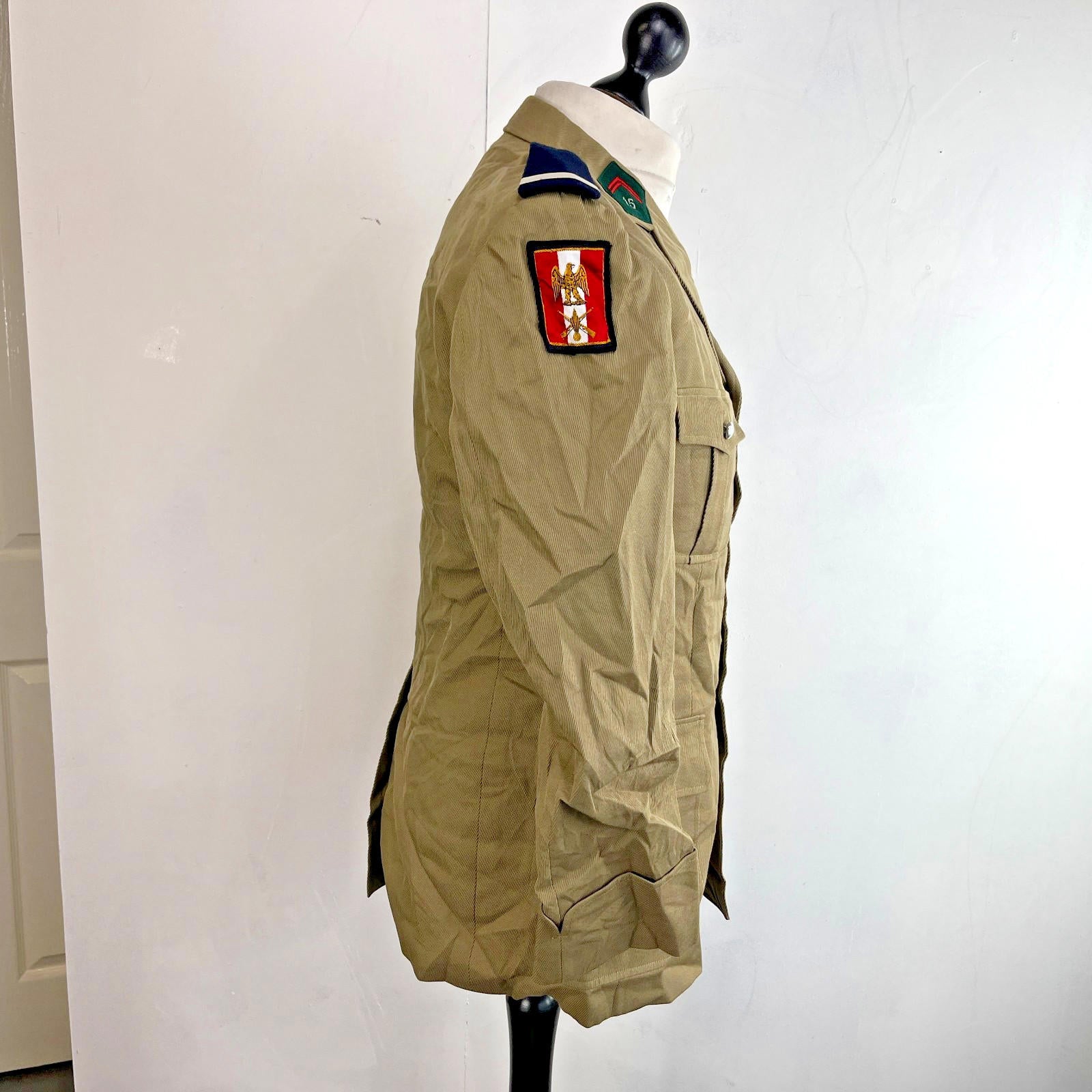 Rare French 15th Infantry Division Officers Jacket Army Military Dress Blazer M