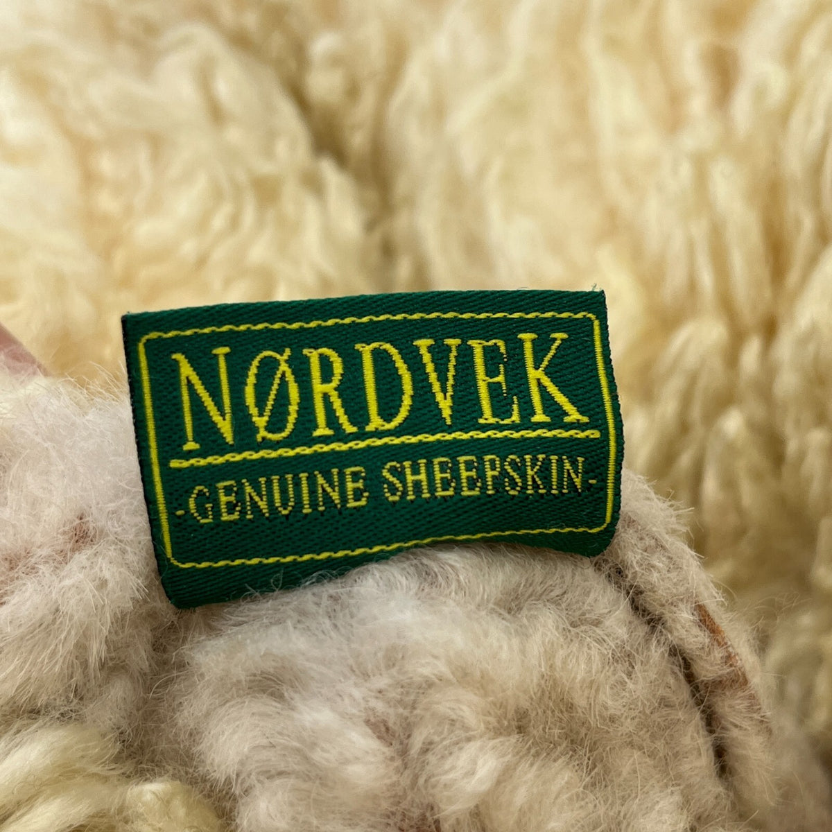 Vtg Nordvek Genuine Shearling Sheepskin Cossack Hat Winter Russian Boho Brown