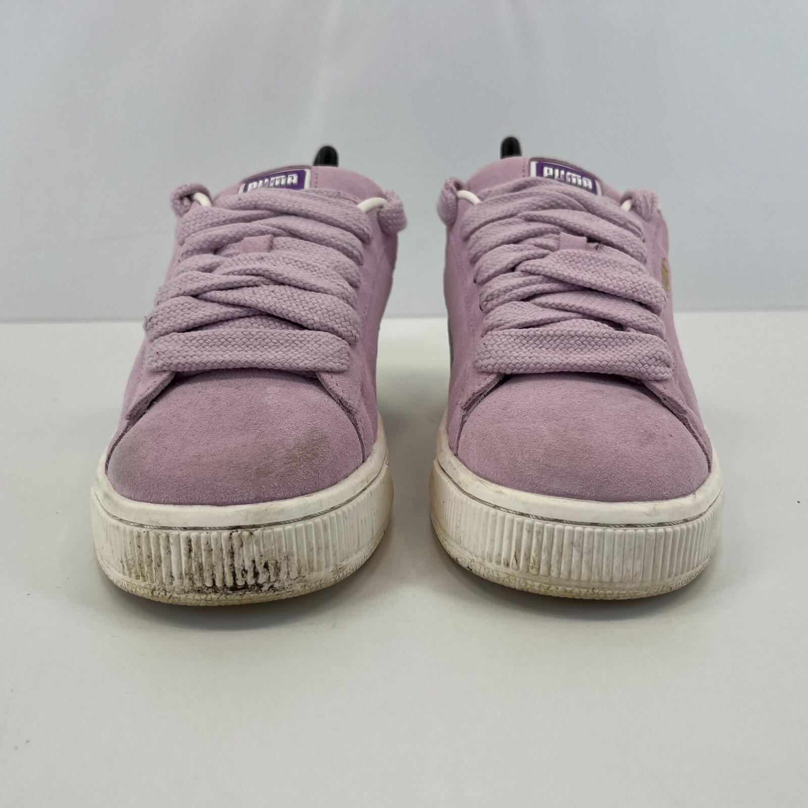 Puma Suede Leather XL with Wide Laces - Lilac Purple - UK size 5