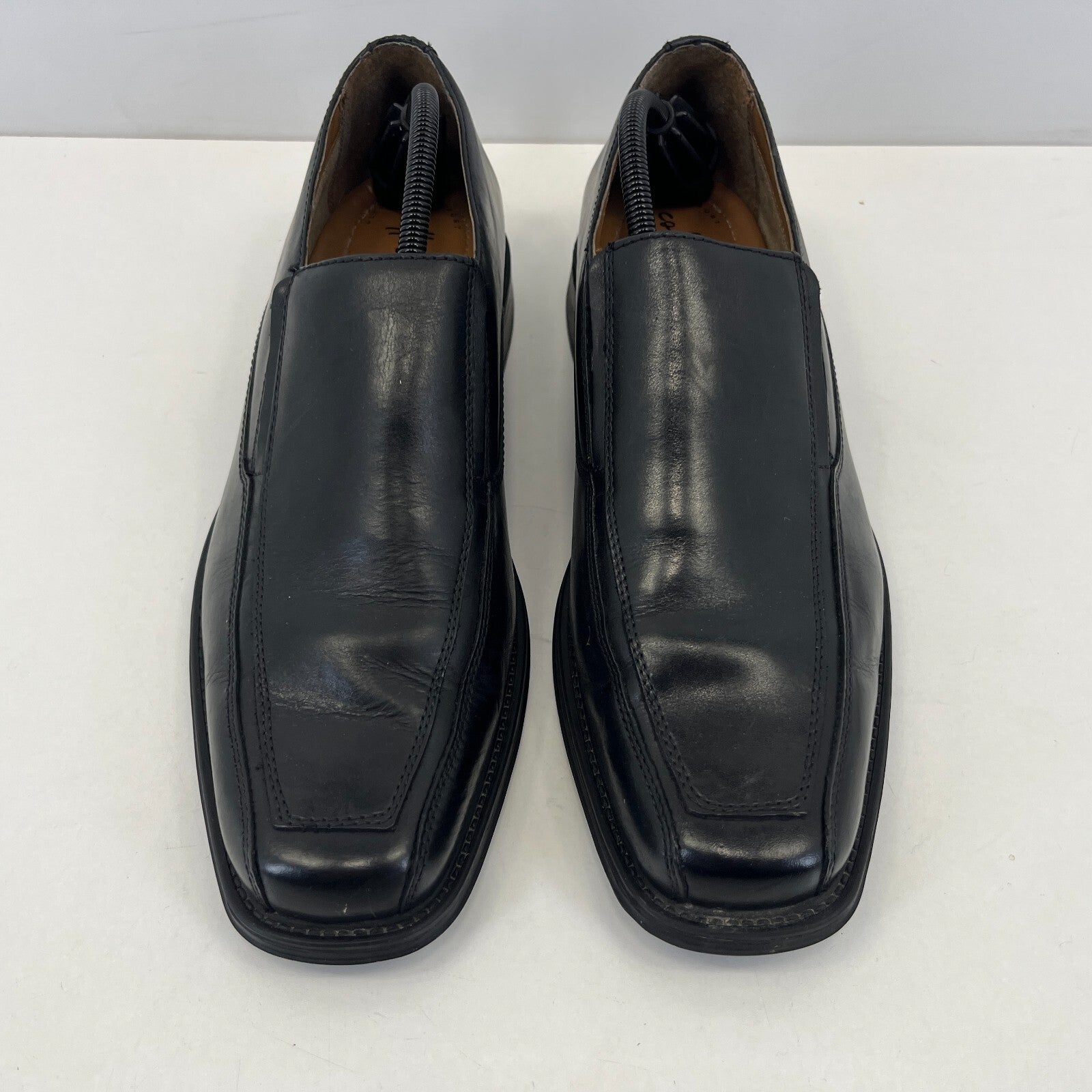 Clarks Ultimate Comfort Collection Men's Leather Slip On Shoes in Black size 9 G