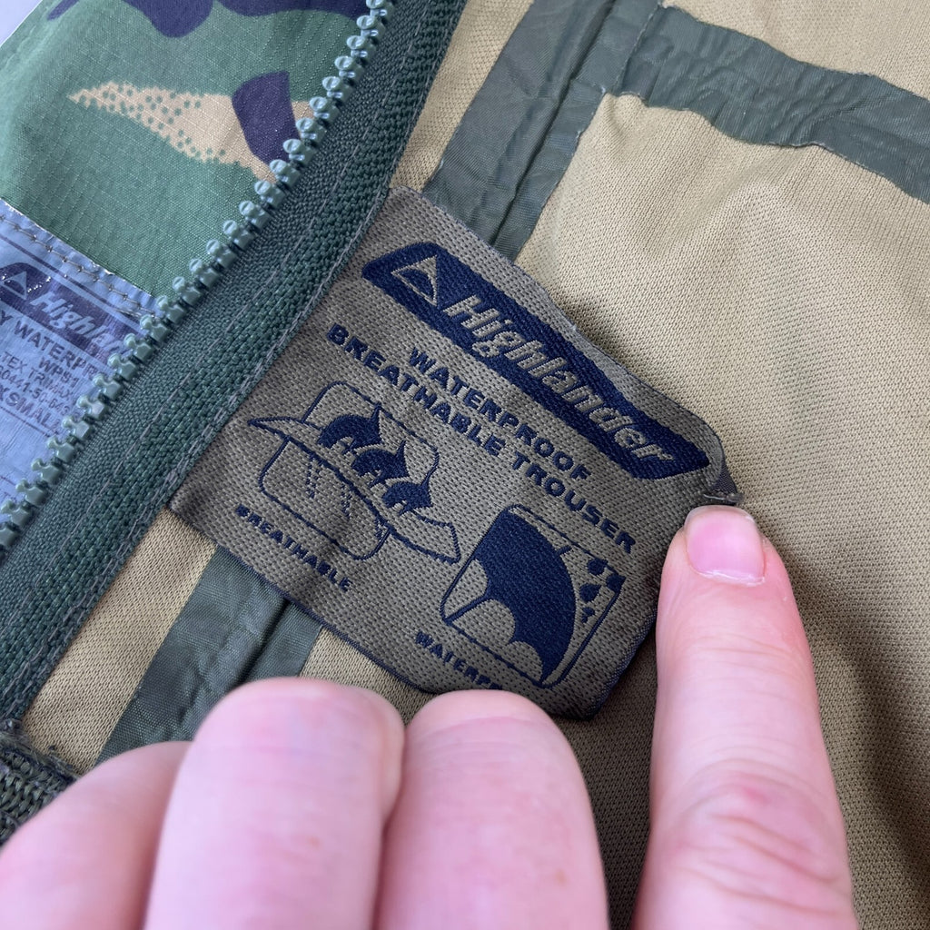 Highlander Military Waterproof Jacket Mens British Army DPM Green Camo Size XS