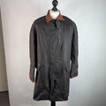 Toggi Wax Jacket Overcoat size L Brown Equine Horses Hunting Country Walking