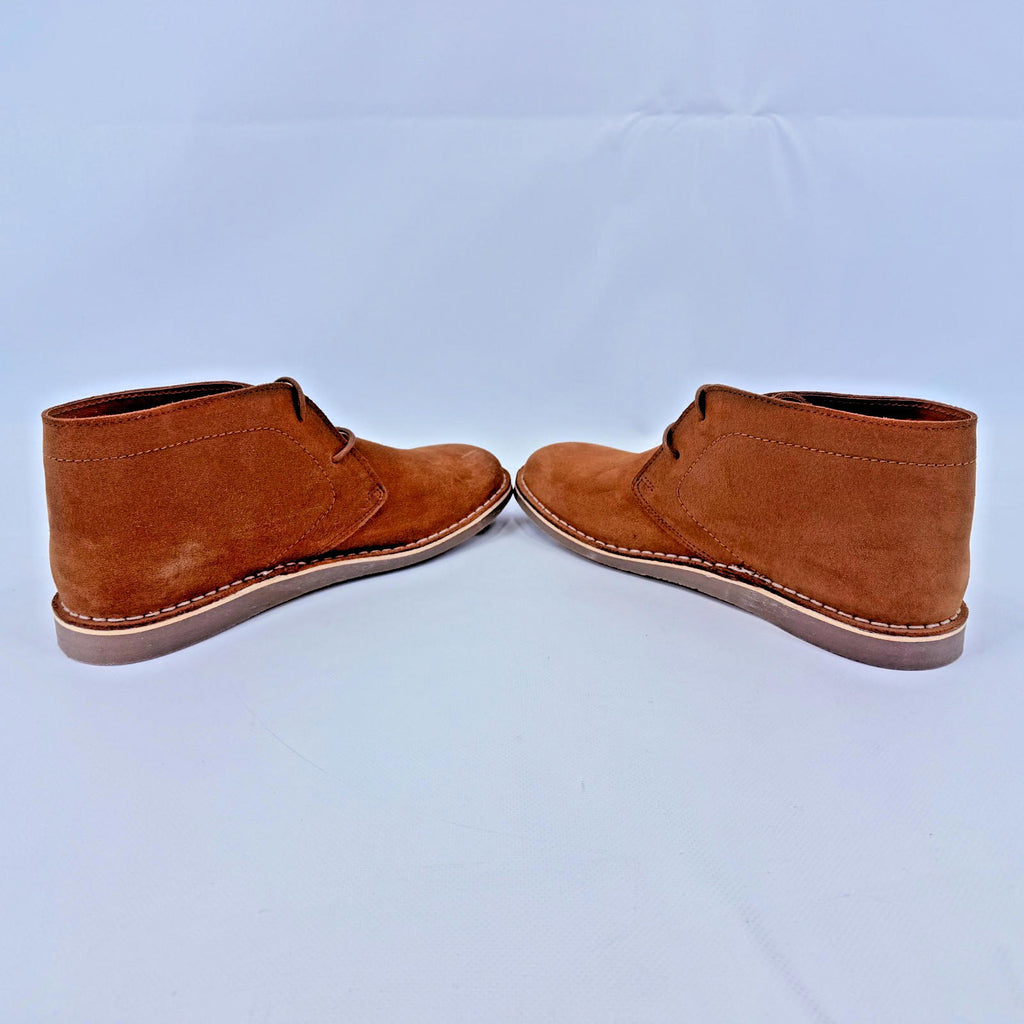 Delicious Junction Crowley Suede Desert Boots in Ginger Brown size UK 9 EU 43