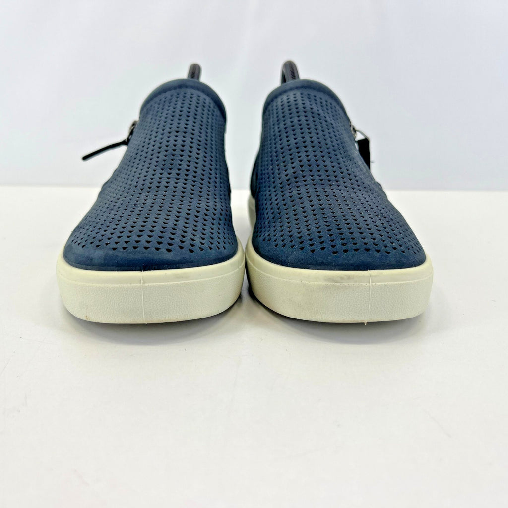 Hotter Daisy Women's Navy Blue Nubuck Perforated Slip On Comfort Shoe UK 5.5 STD