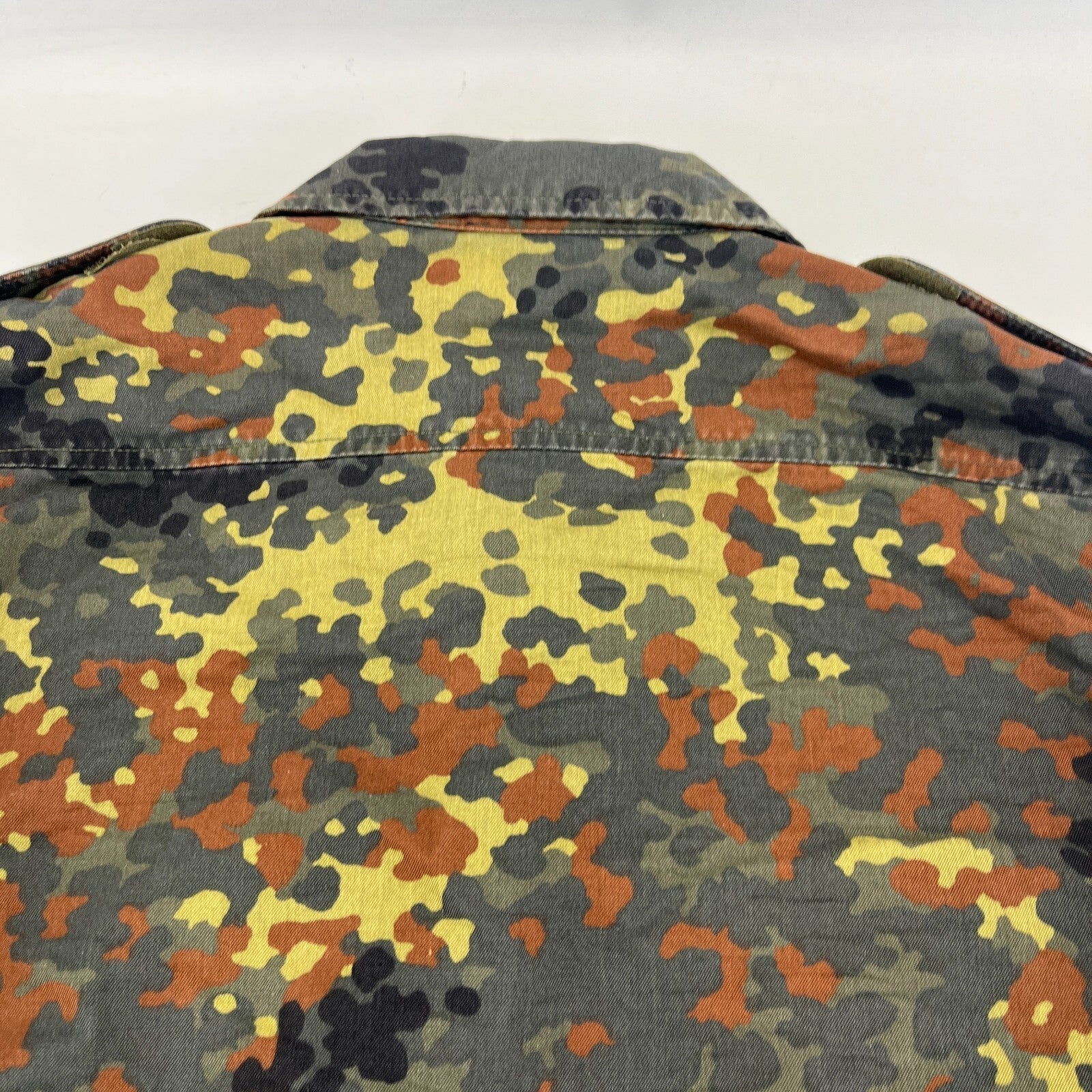 Vtg German Army Flecktarn Camouflage Summer Jacket Combat Green Gr.2 (Medium)