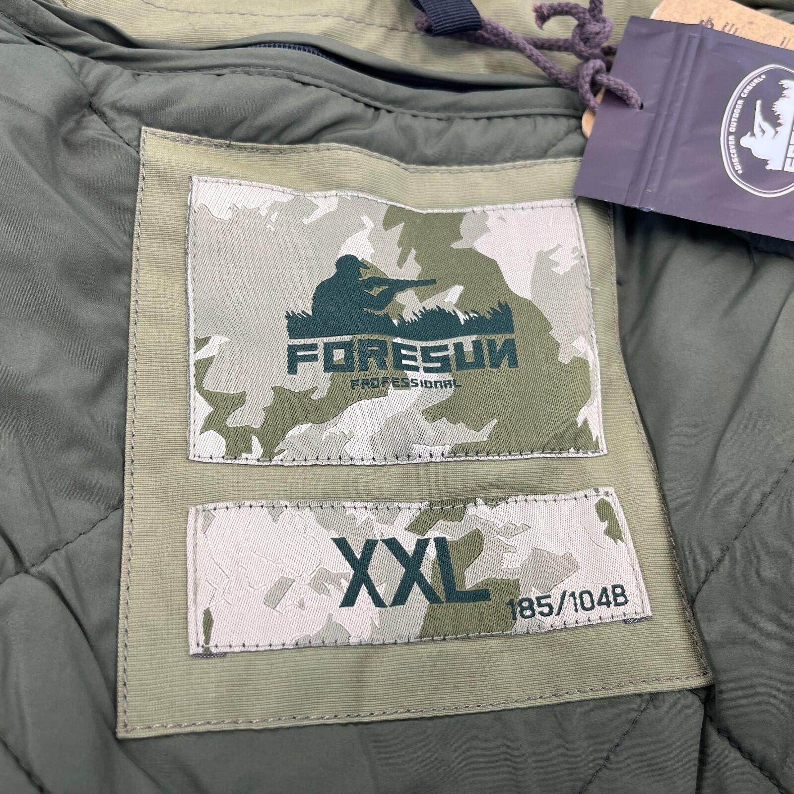 Foresun Professional Military Bomber Jacket w/ Liner & Faux Collar Shooting 2XL