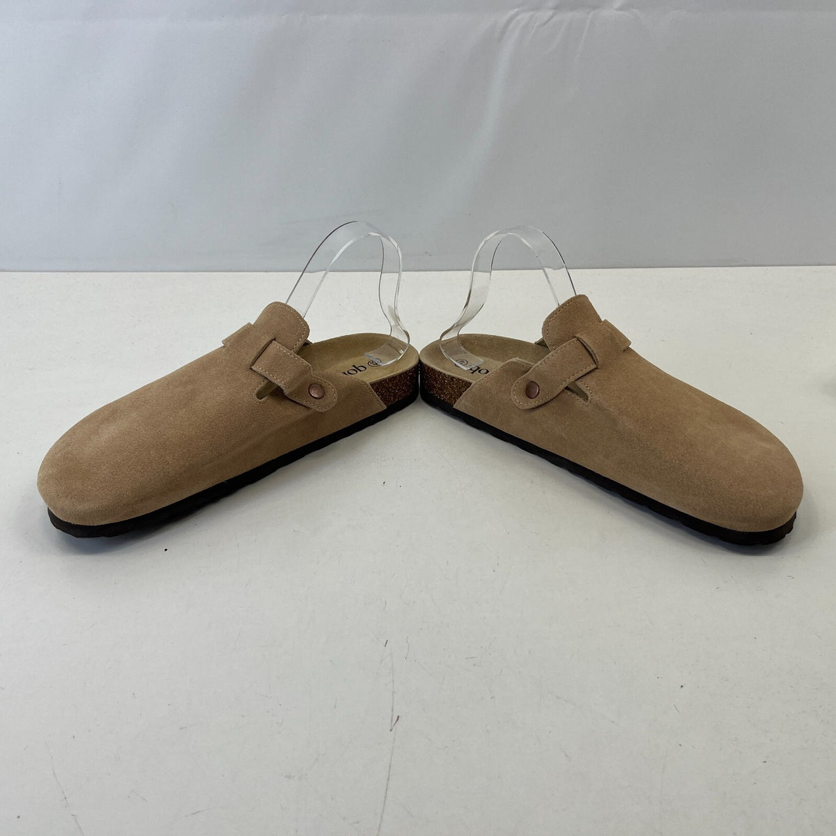 Qomfort Suede Leather Slide Sandals Sand Beige Men's size 11 EU 45 - New