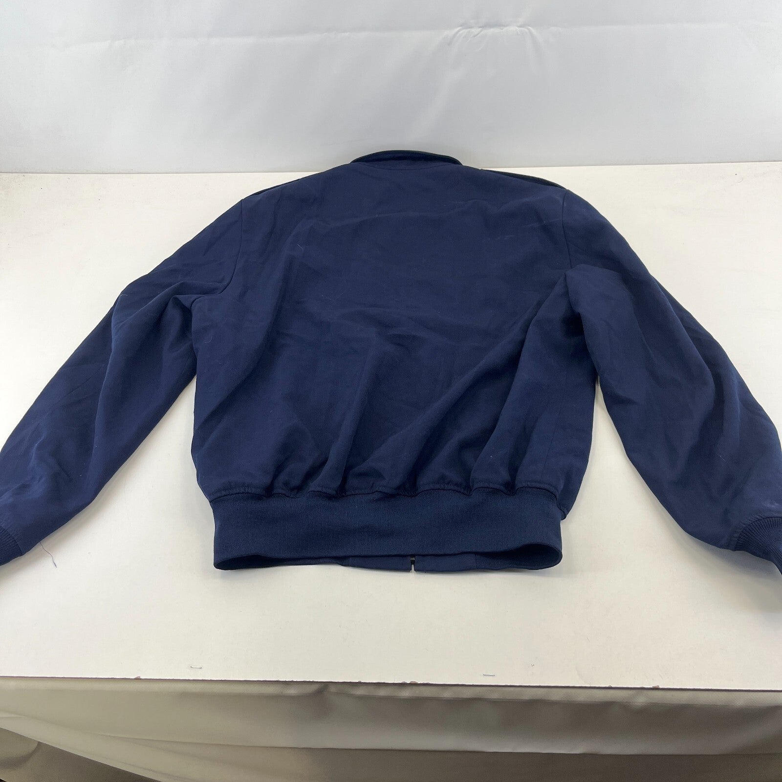 USAF Air Force Dress Bomber Jacket size 44L Navy Blue