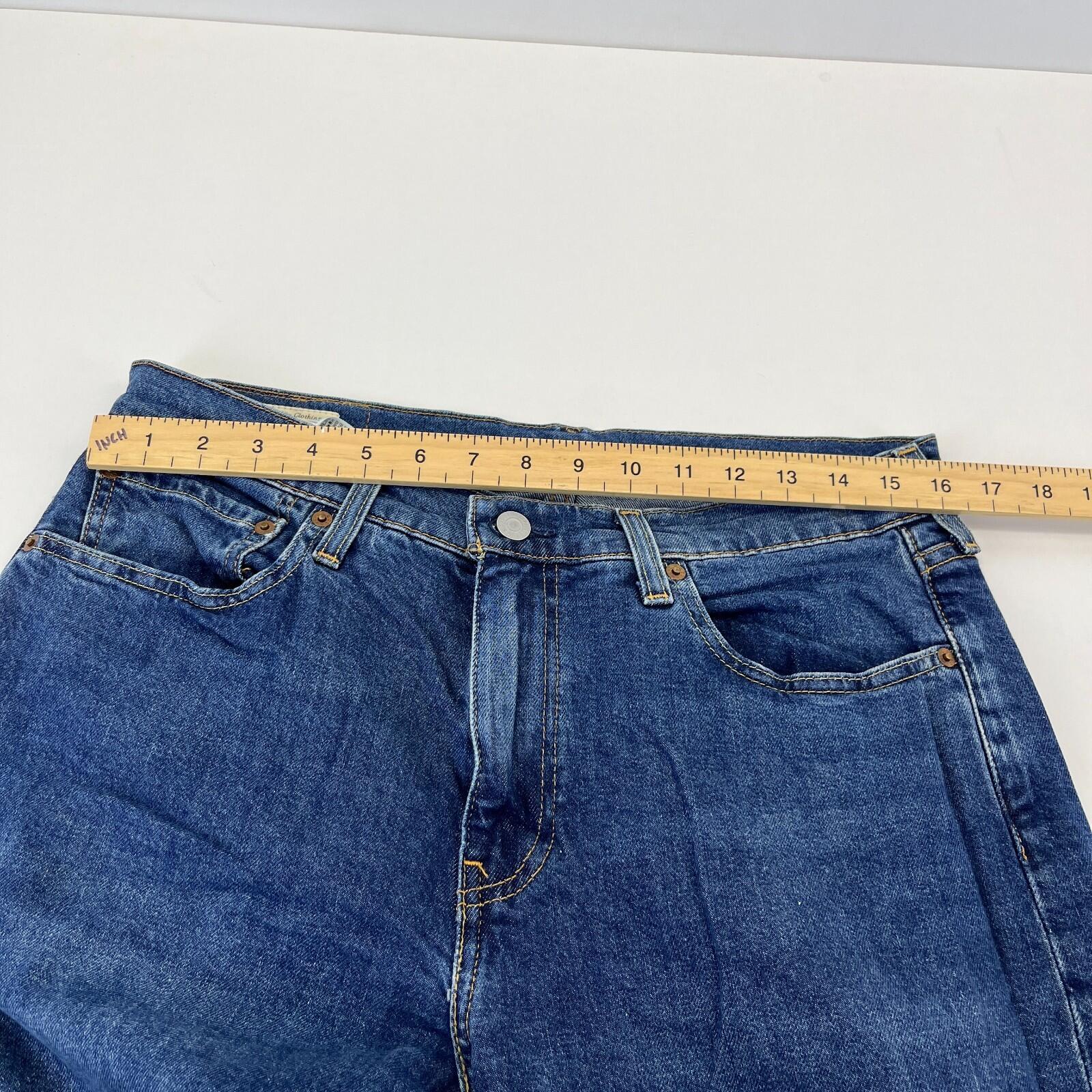 Levi's 512 Premium Big E Men's Jeans W32" L32" Blue Denim