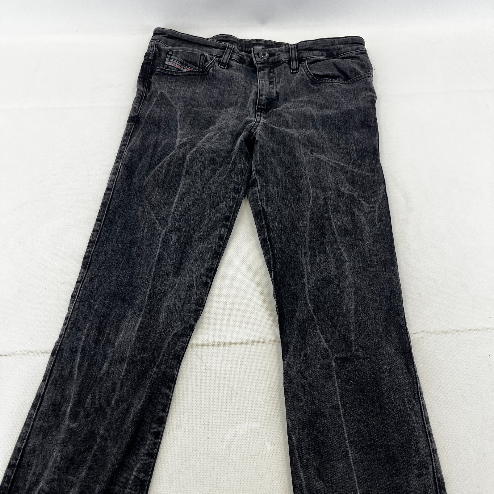 Diesel Women's Skinzee Super Slim Skinny Stretch Jeans W31 L30 Black Denim