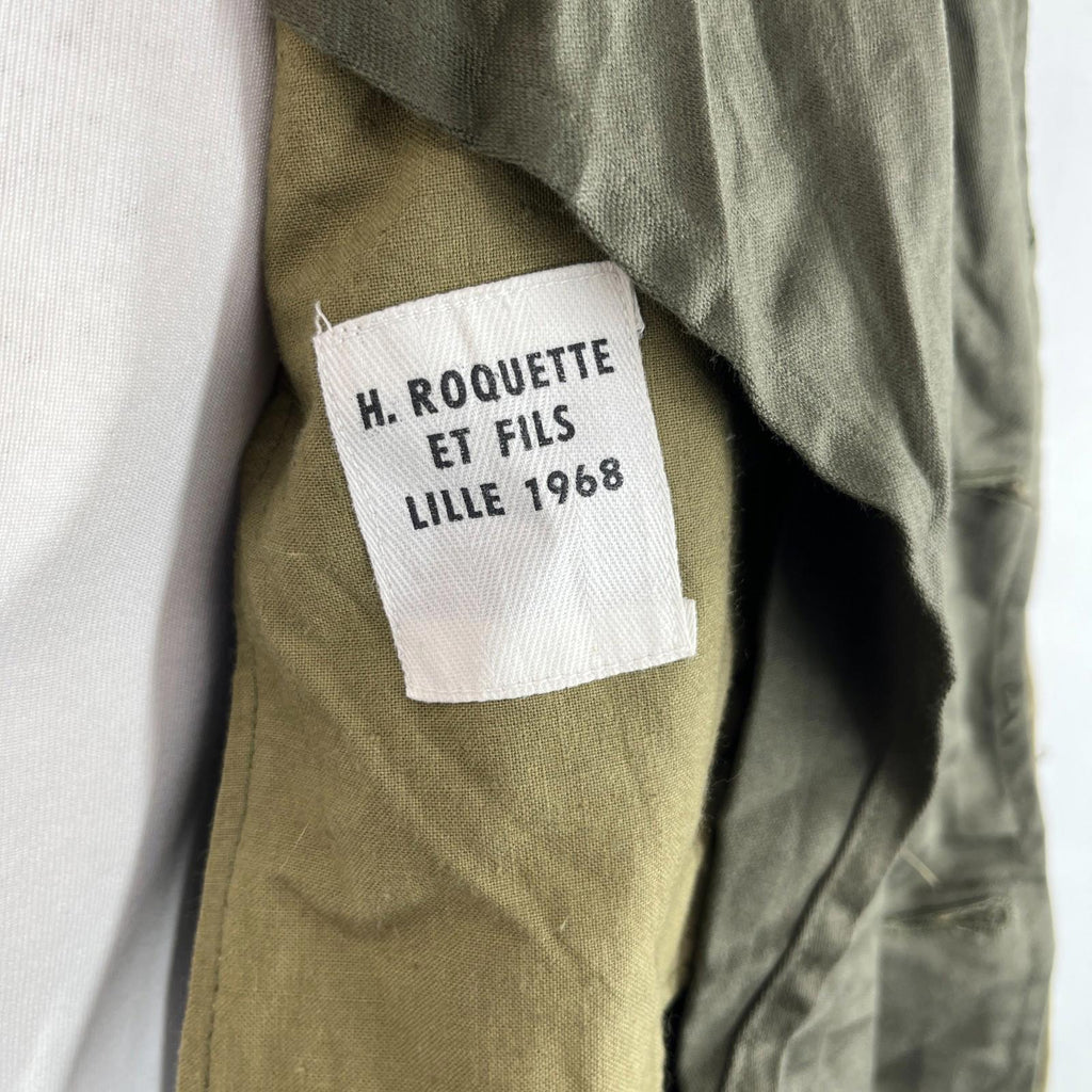1968 French Army Combat Jacket Parka in Olive Green size 92 L - Near Mint