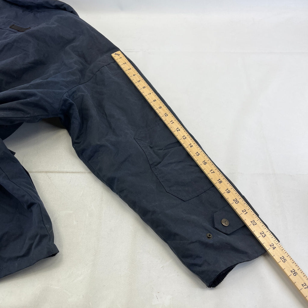 P.G. Field Men's Navy Blue Wax Jacket size XL British Made Outdoor Rural