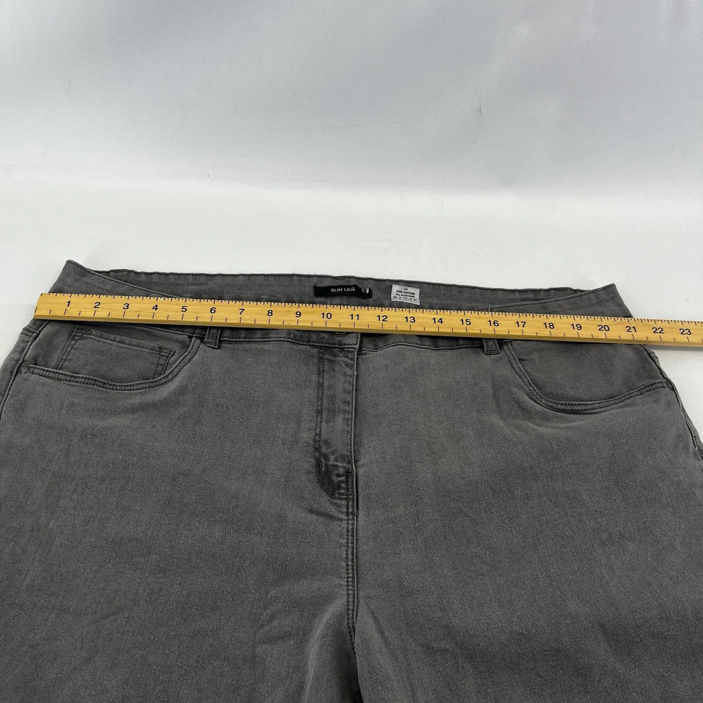 Marks & Spencer Grey Slim Leg Jeans - UK size 24 - BNWOT