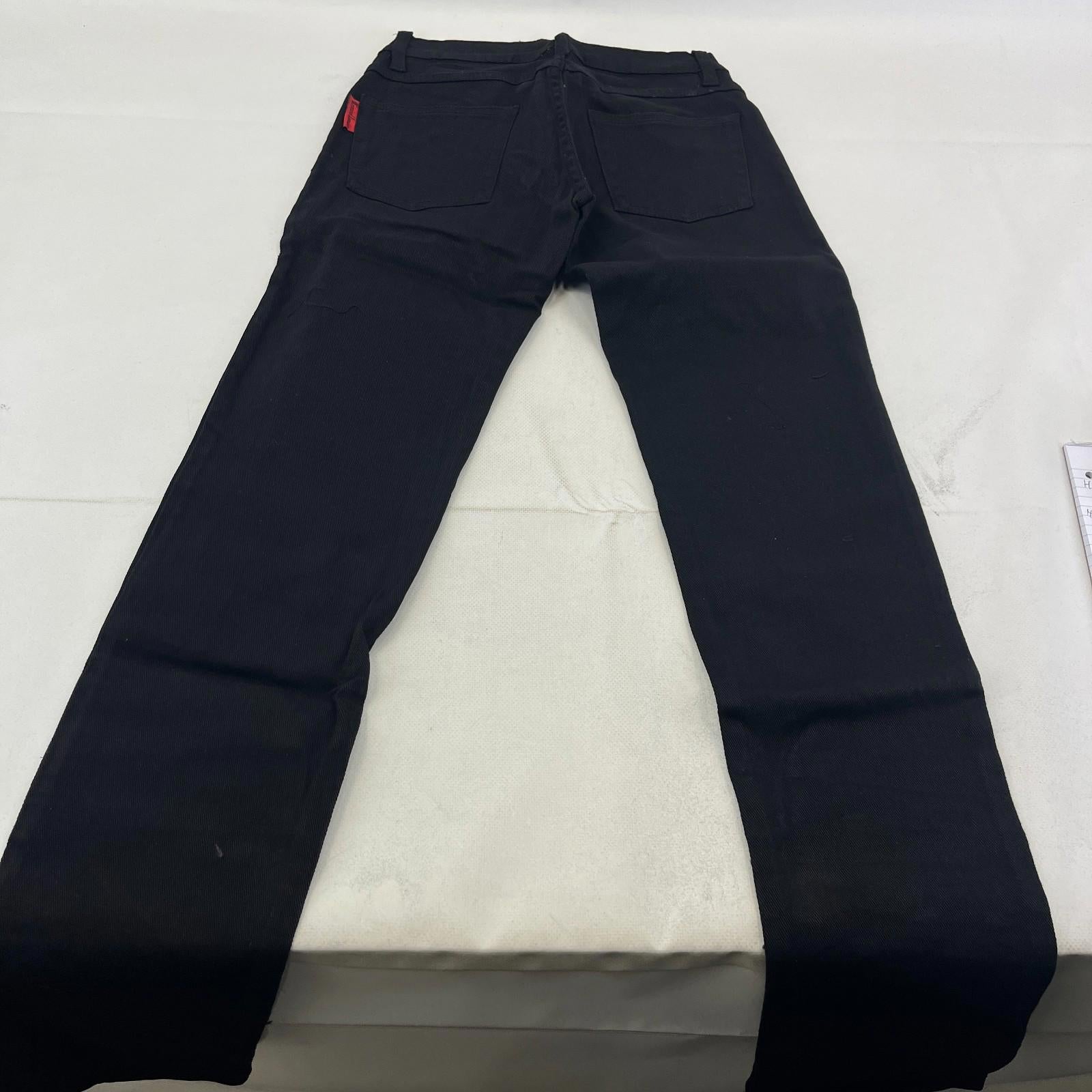 Criminal Damage Drainpipe Jeans Black W25 Skinny Fit Y2K Denim NWT Streetwear