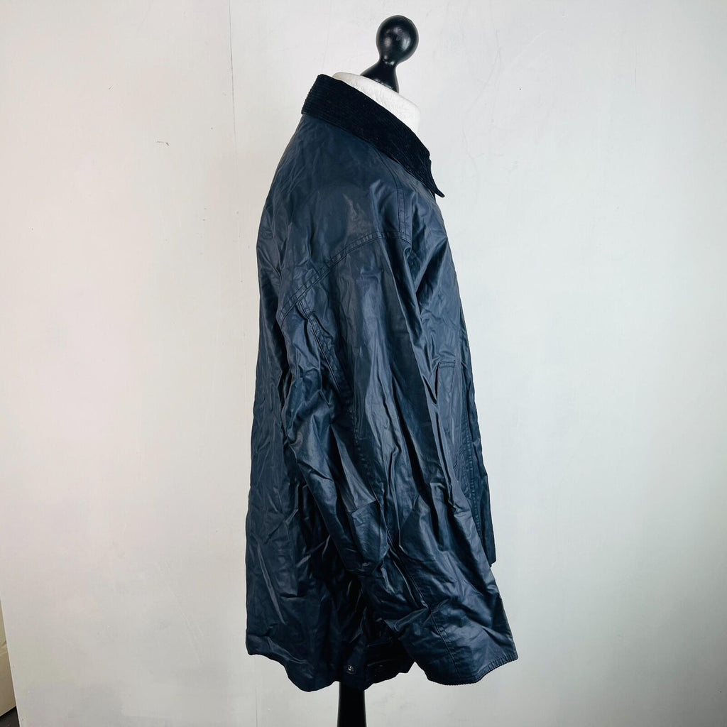 Glengreen Made in England Wax Jacket in Black size Large