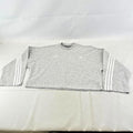 Manchester United Adidas Baggy Cropped Women's Sweatshirt Light Grey size Medium