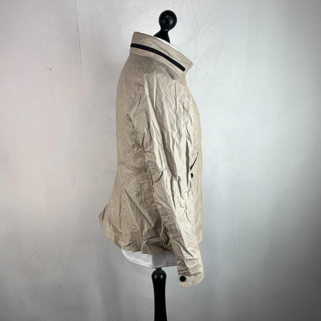 Creenstone Women’s Wax Jacket EU size 40 (UK 14) Light Beige