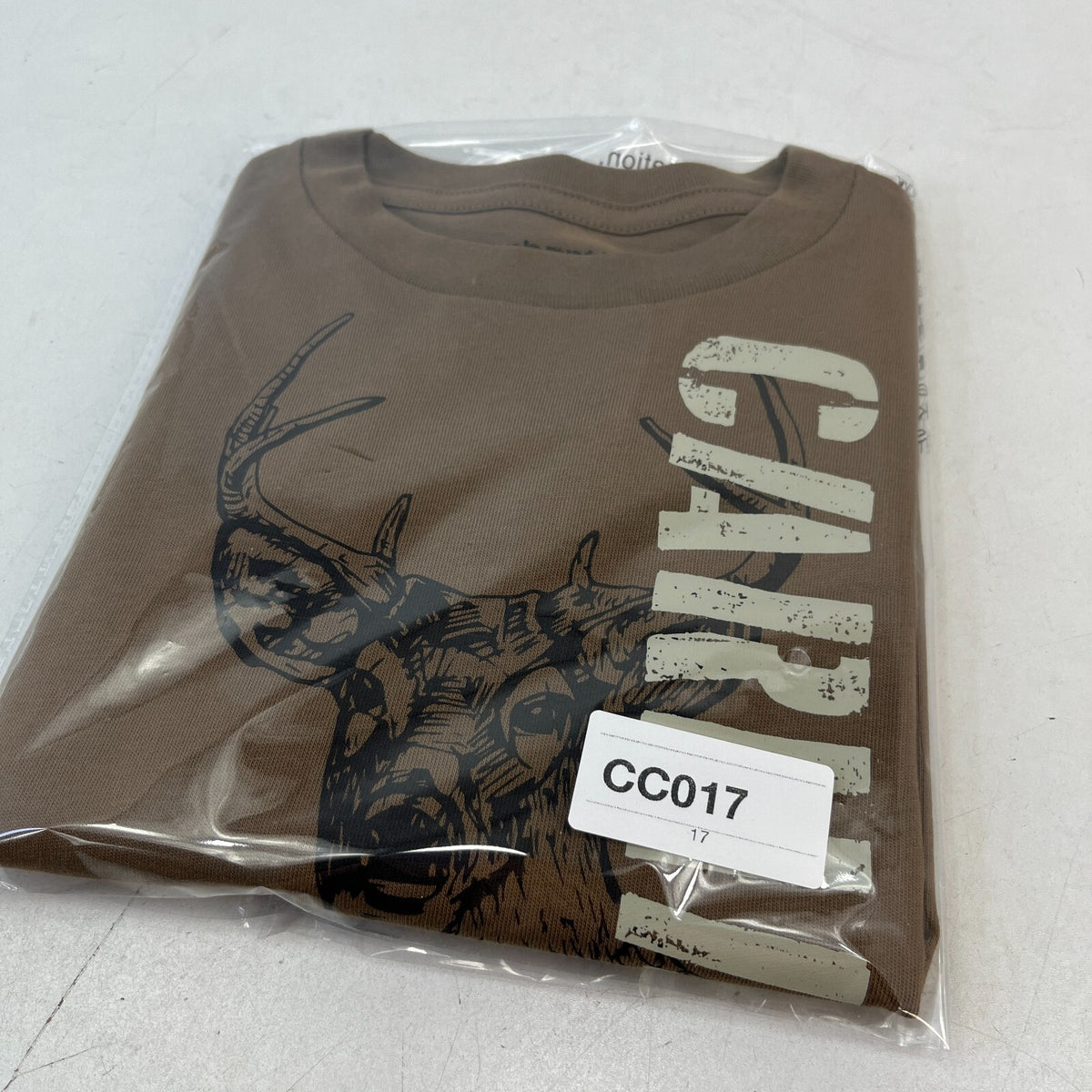 Carhartt Kids Khaki Brown Graphic Print Long Sleeve T-Shirt size 4 years - New