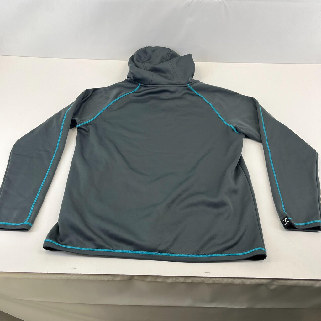Leeds Rhinos Rugby League Oxen Hoodie Blue size Medium Grey