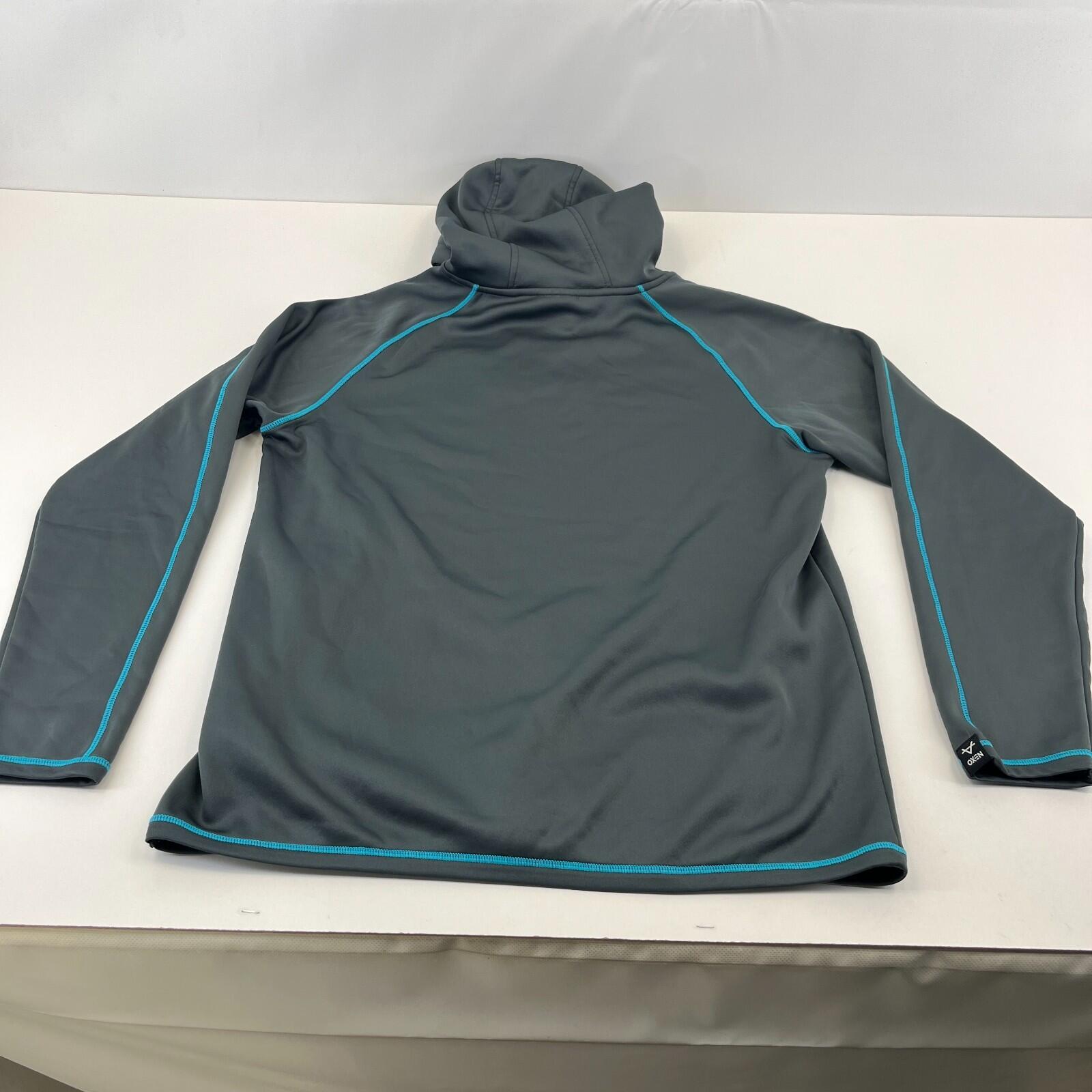 Leeds Rhinos Rugby League Oxen Hoodie Blue size Medium Grey