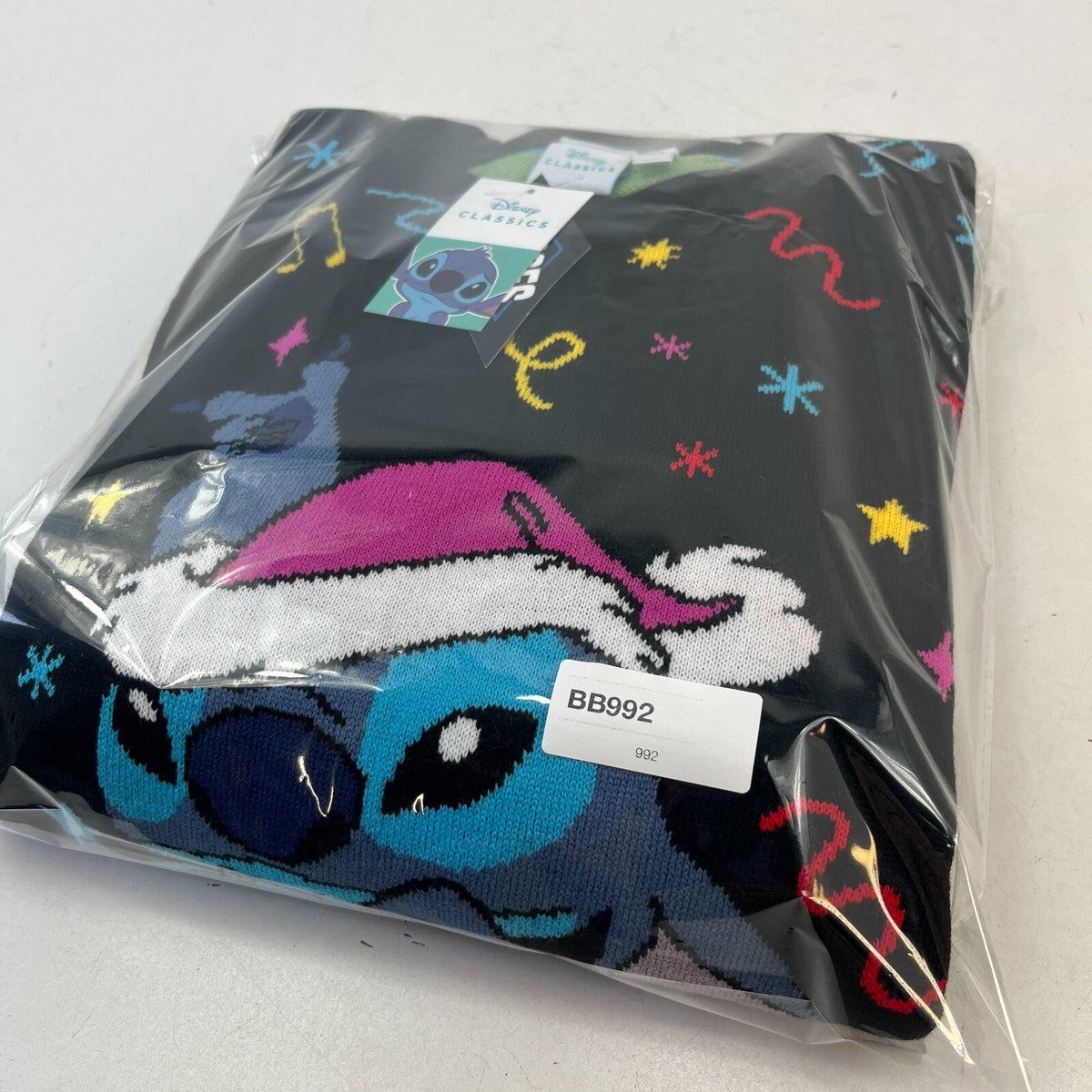 Disney Lilo and Stitch "Party Time" Jumper size M Festive Christmas - New