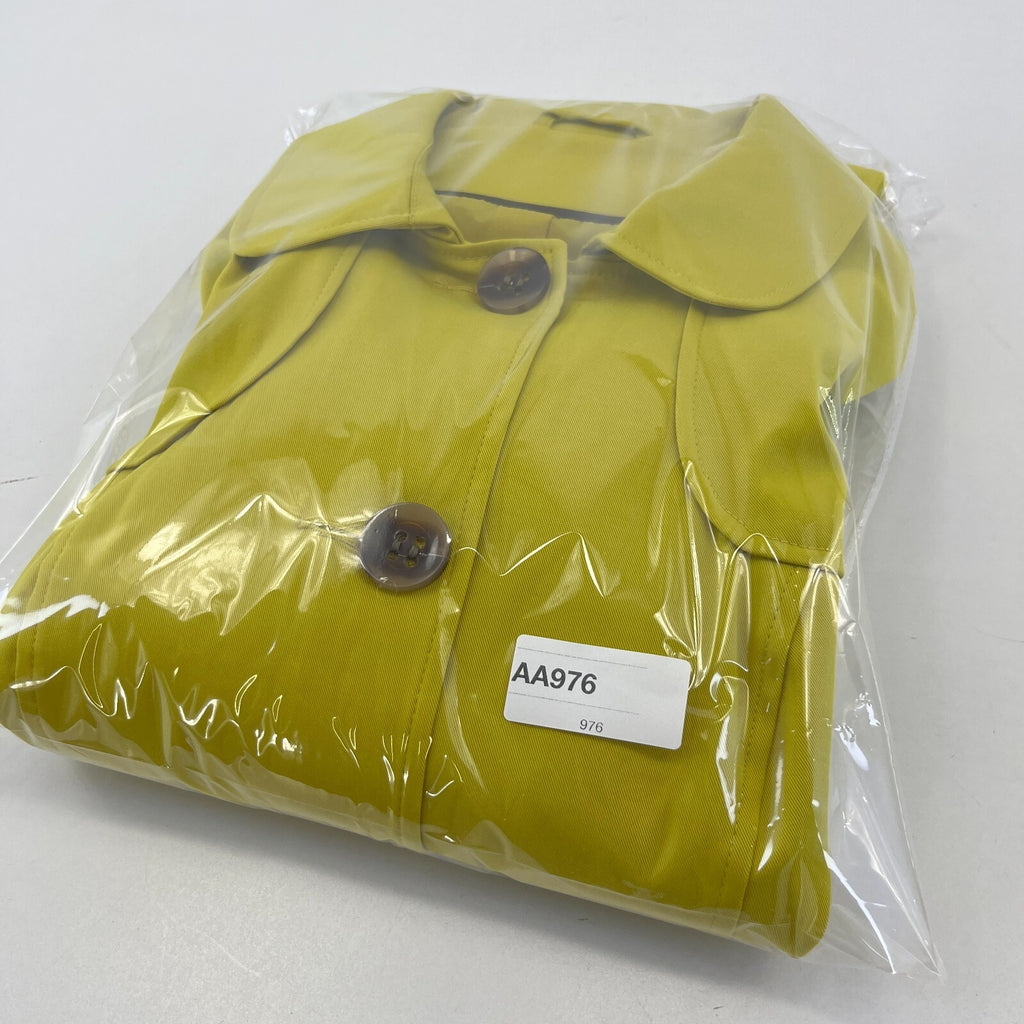 F&F Belted Trench Coat in Mustard Yellow Women's size 20 - VGC
