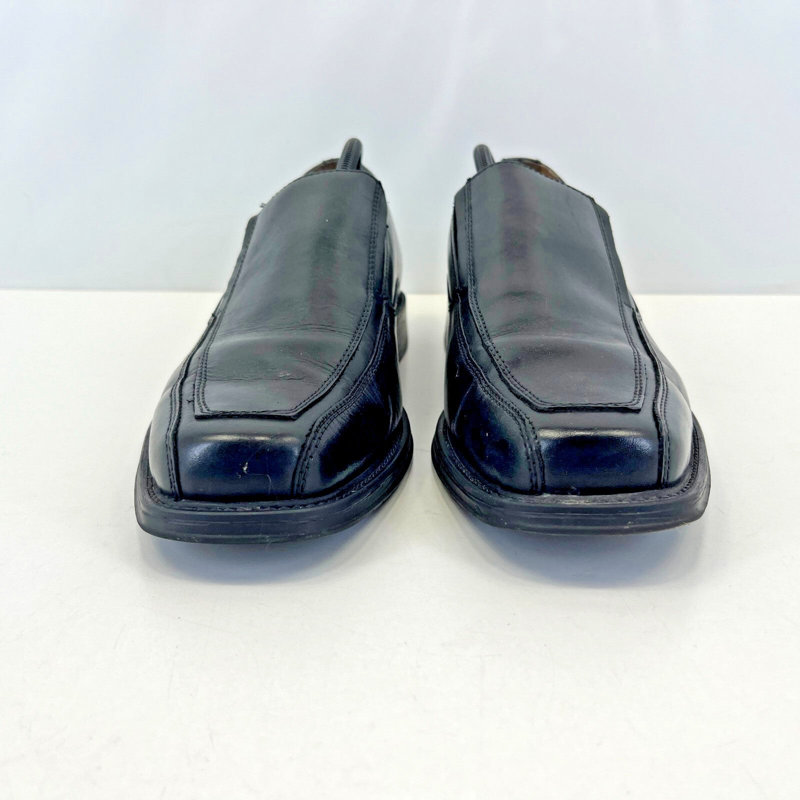 Clarks Ultimate Comfort Collection Men's Leather Slip On Shoes in Black size 9 G