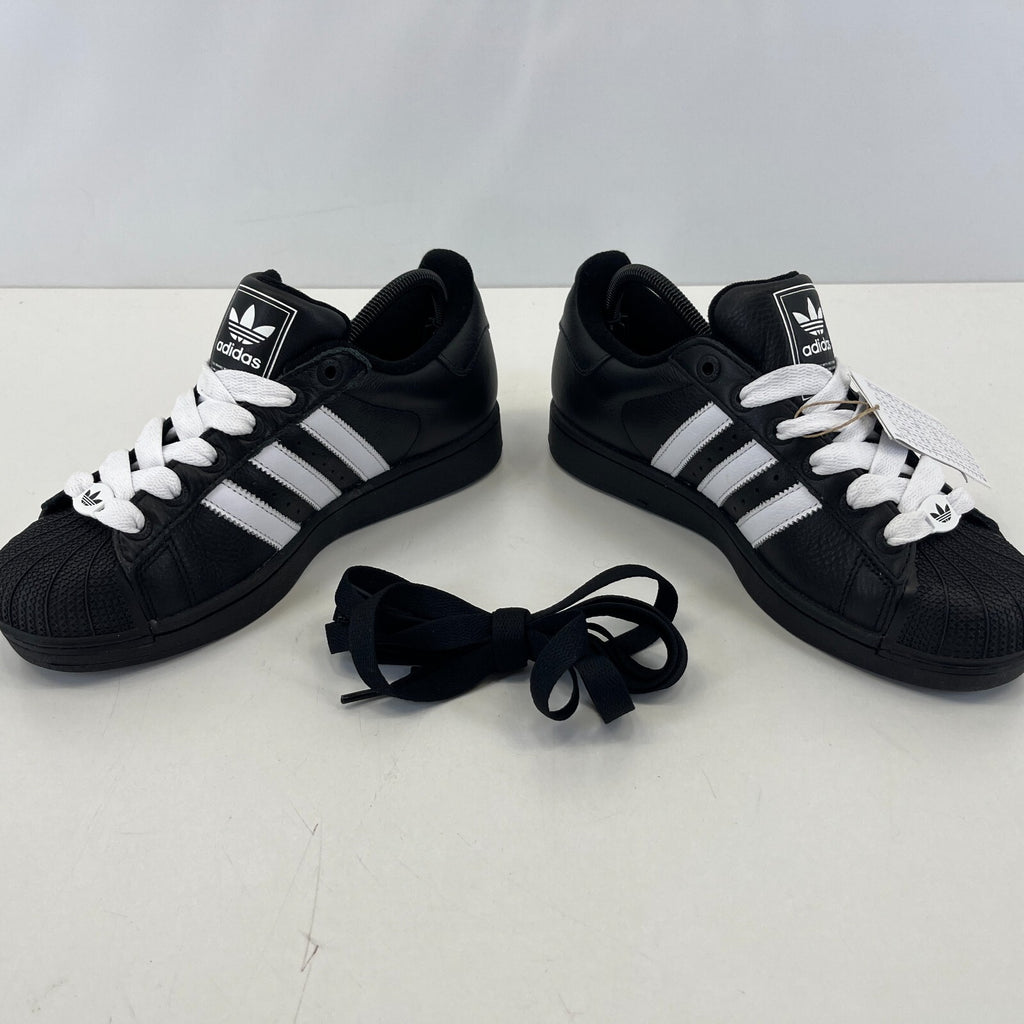 Adidas Originals Superstar II Core Black Trainers New Without Box UK 8 EU 42