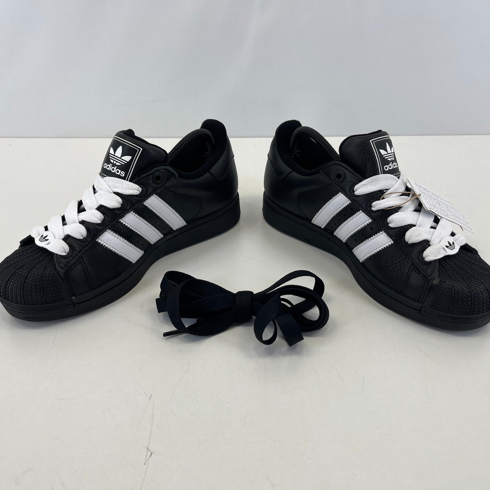 Adidas Originals Superstar II Core Black Trainers New Without Box UK 8 EU 42