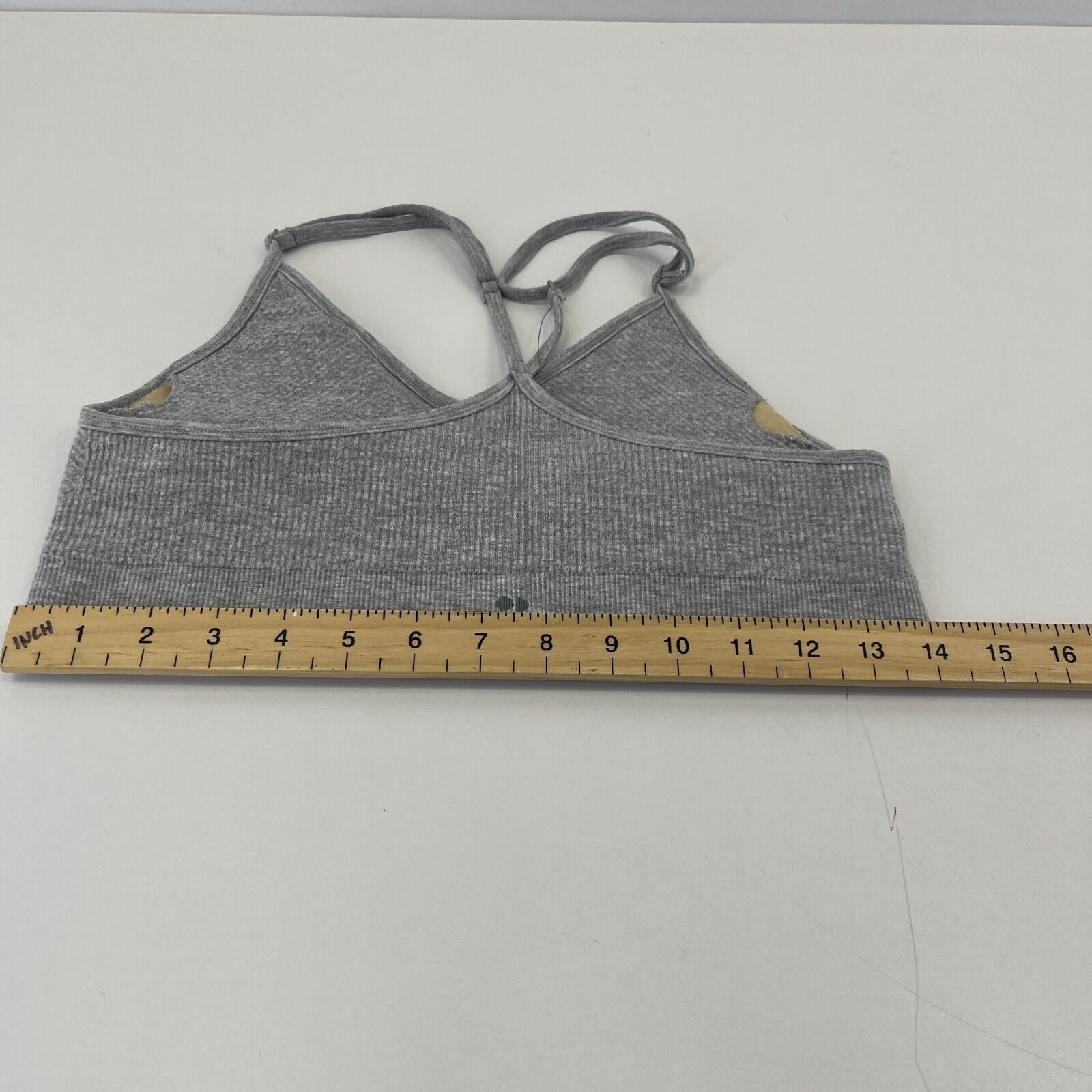 Sweaty Betty Soft Ribbed Bra size L/14 in Grey