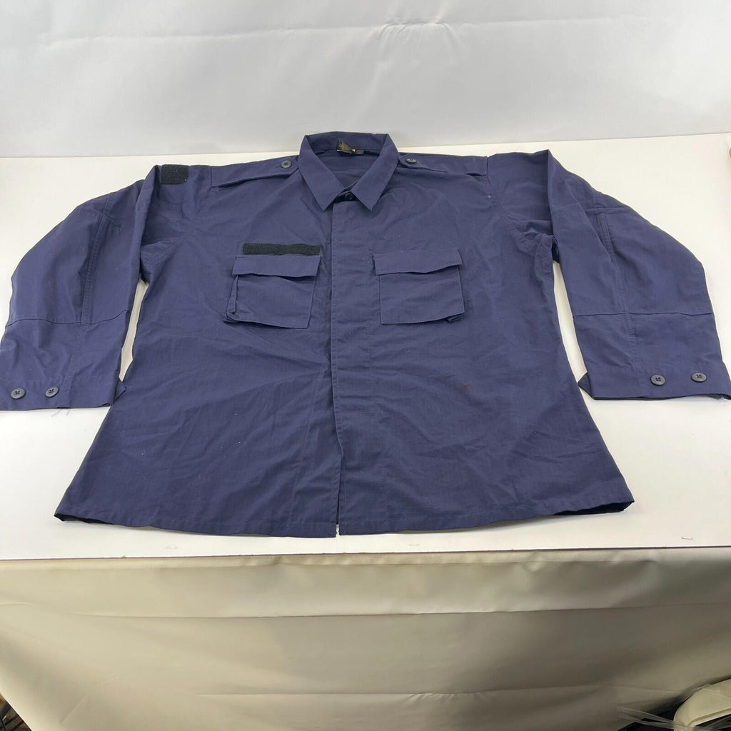 US Navy Chore Shacket Jacket Shirt Blue Ripstop size 2XL